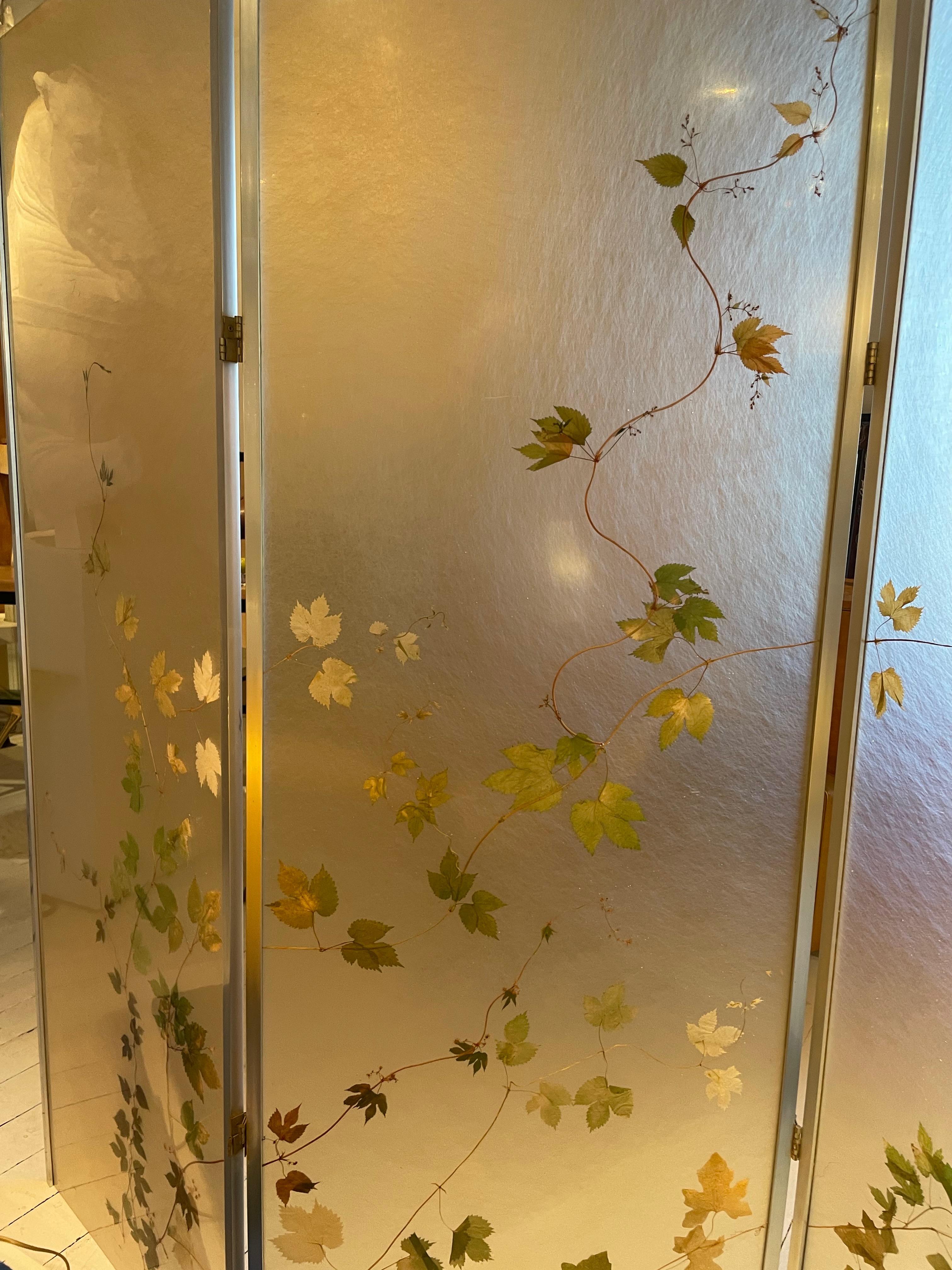 20th Century Acrylic Three Panels 