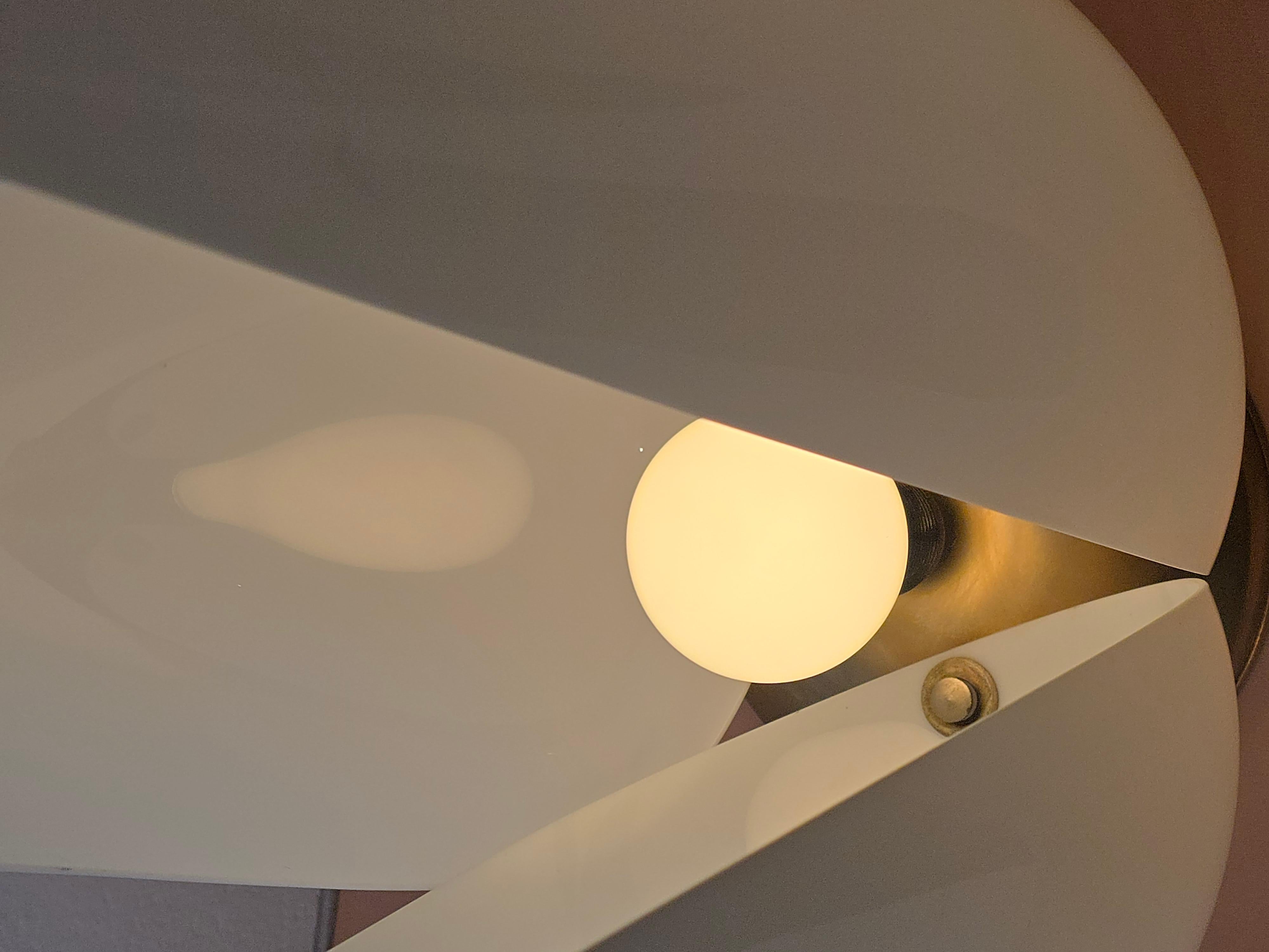 Acrylic Tulip Petal Lamp in the Manner of Rougier 1