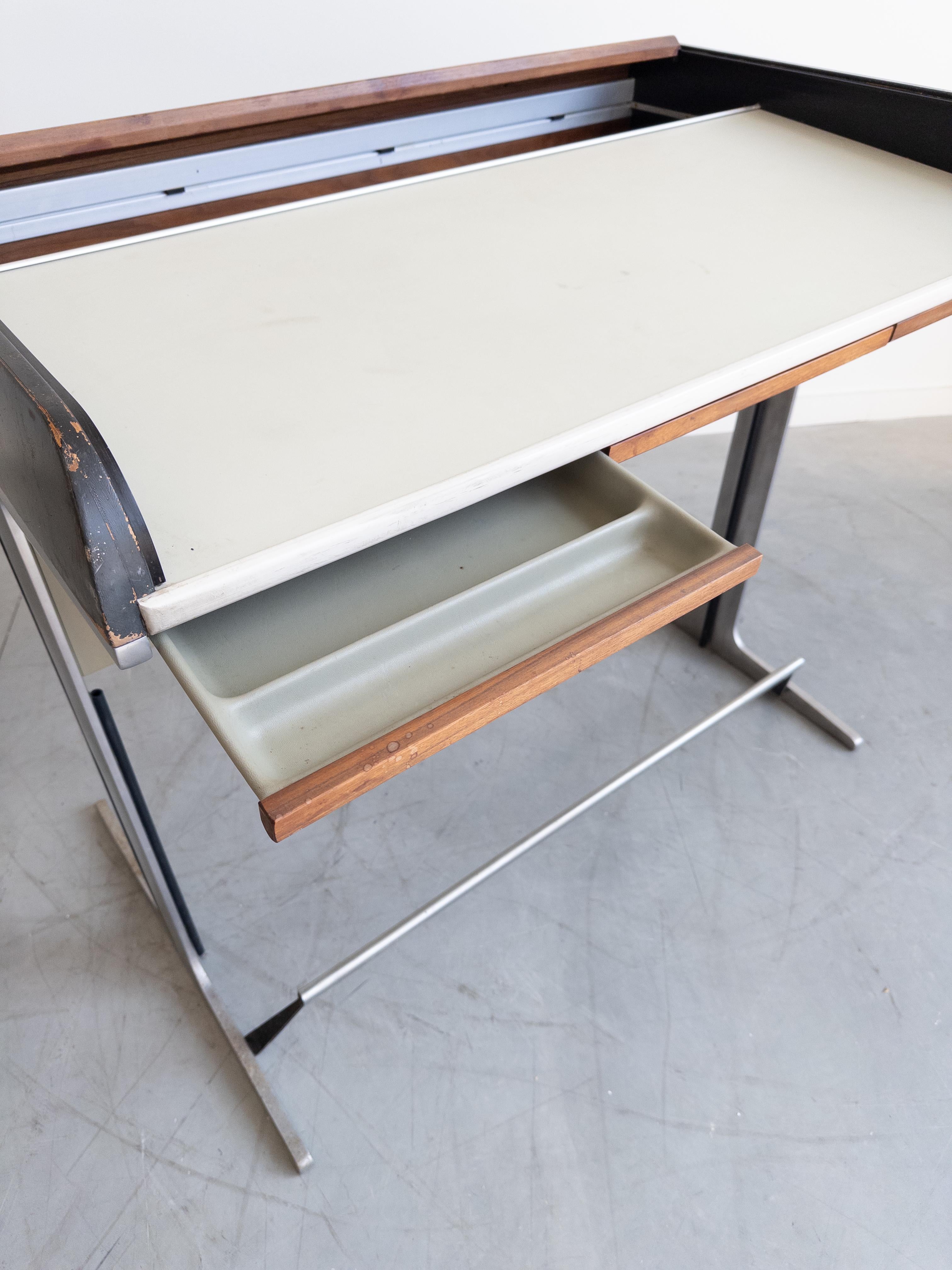 Metallo Scrivania da ufficio Action di George Nelson e Robert Propst per Herman Miller in vendita