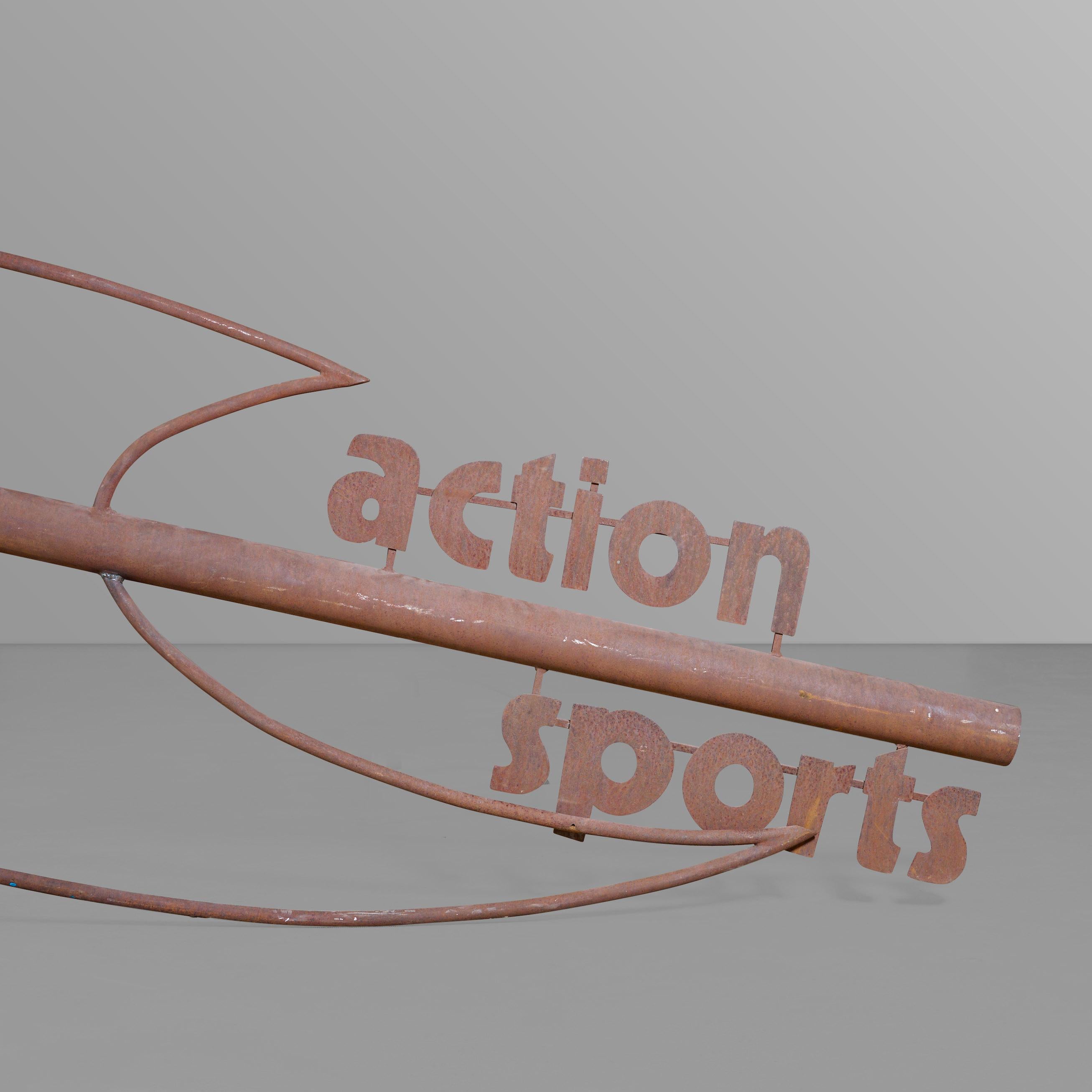 Action-Sport-Schild (Französisch) im Angebot