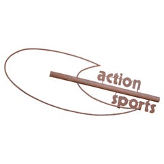 Retro Action Sports Sign