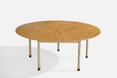 Acton Bjørn, Coffee Table, Marble, Steel, Brass, Denmark, 1950s