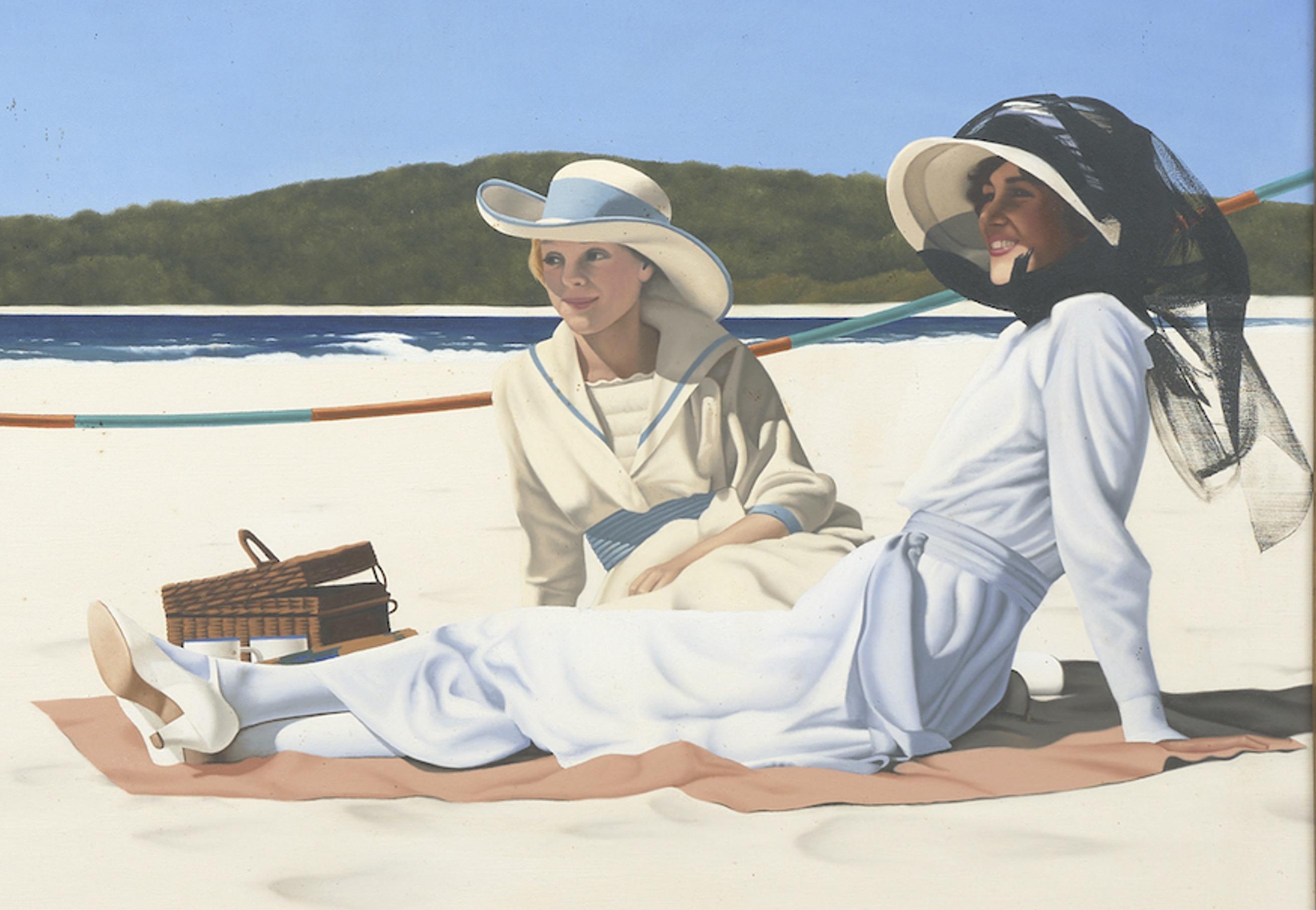 Hand-Painted Actresses, off set. Ross Watson (Australian B. 1962), oil on board For Sale