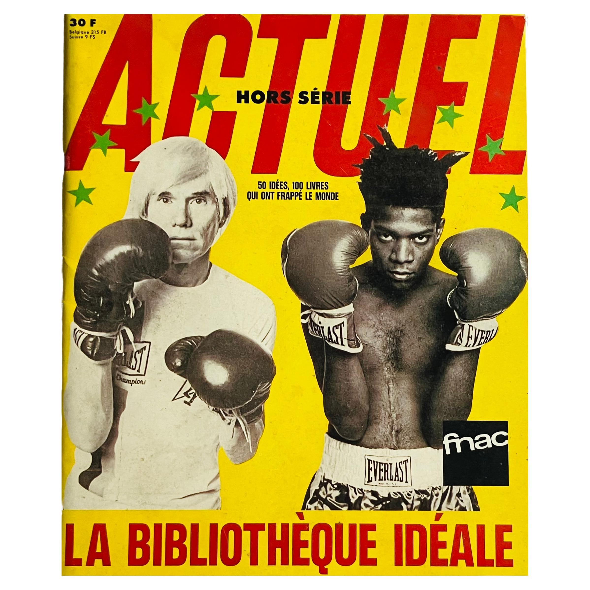Actuel magazine 1989 Warhol Basquiat Boxing