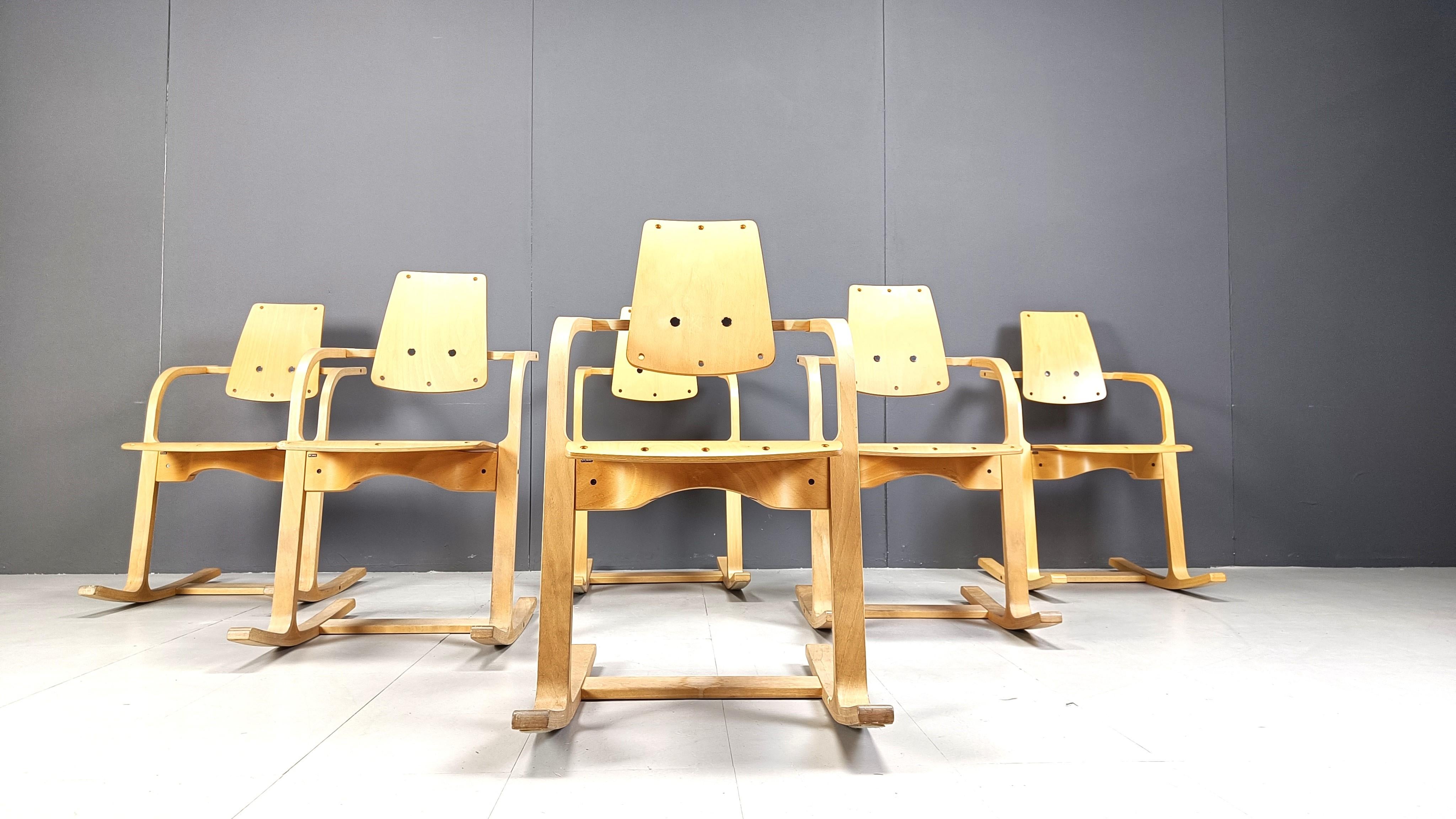 Norwegian Actulum dining chairs by Peter Opsvik for Stokke, 1995