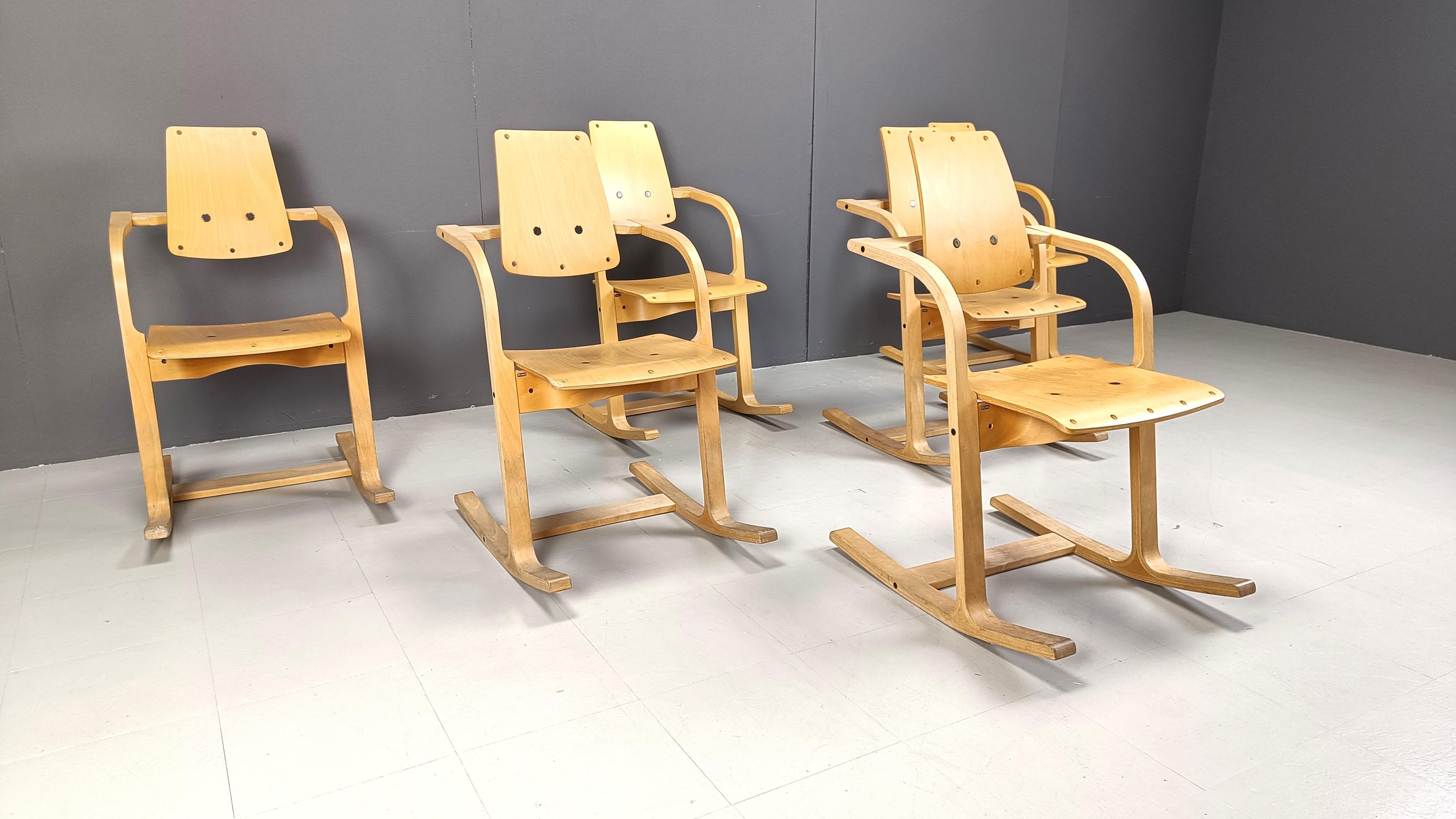 Actulum dining chairs by Peter Opsvik for Stokke, 1995 1