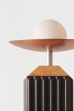 ACu Table Lamp - Contemporary Mexican Design Art Deco & Aztec Inspired