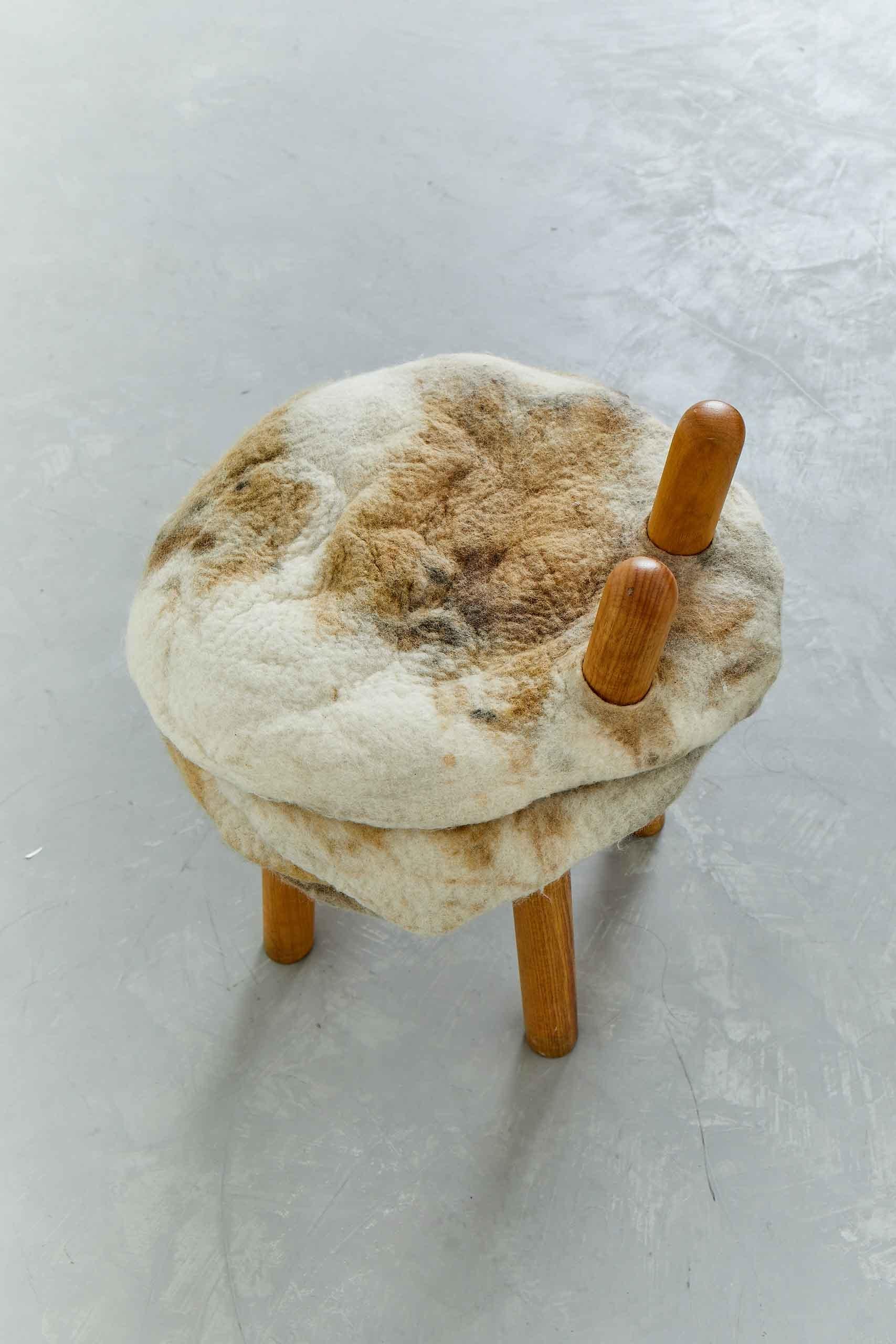 Tissé à la main Chaise « Aude », par Ins Schertel, design contemporain brésilien en vente