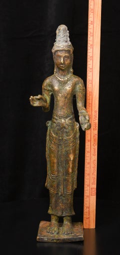 Acue Kuan Yin Cast Bronze in the style of the Dali Kingdom, SouthChina (Yunnan)