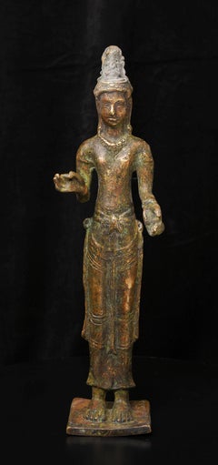 Acue Kuan Yin Cast Bronze in the style of the Dali Kingdom, SouthChina (Yunnan)