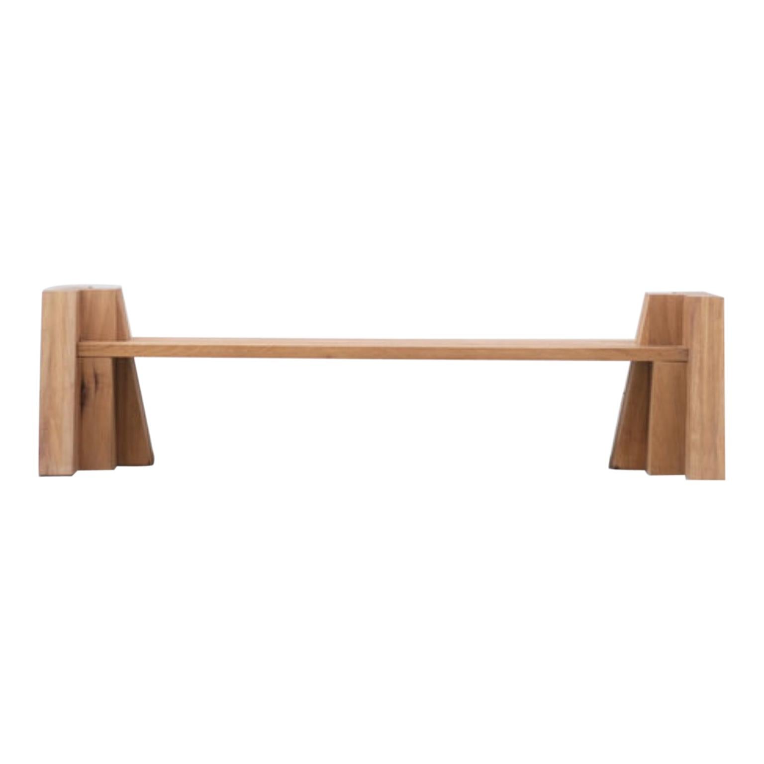 AD Bench in Walnut by Arno Declercq For Sale
