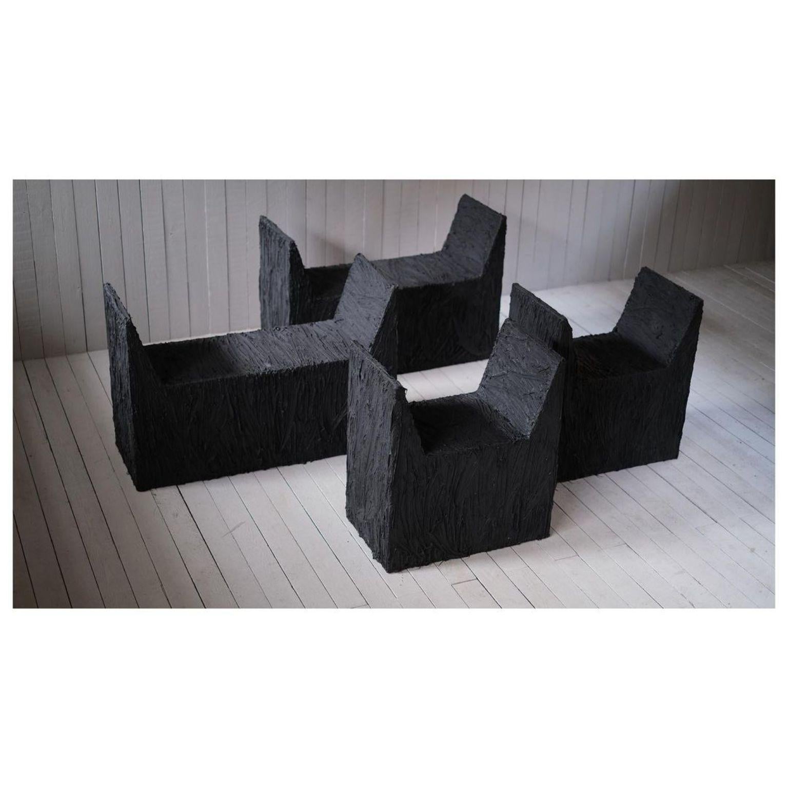Foam AD Rubber Stool Small by Arno Declercq For Sale