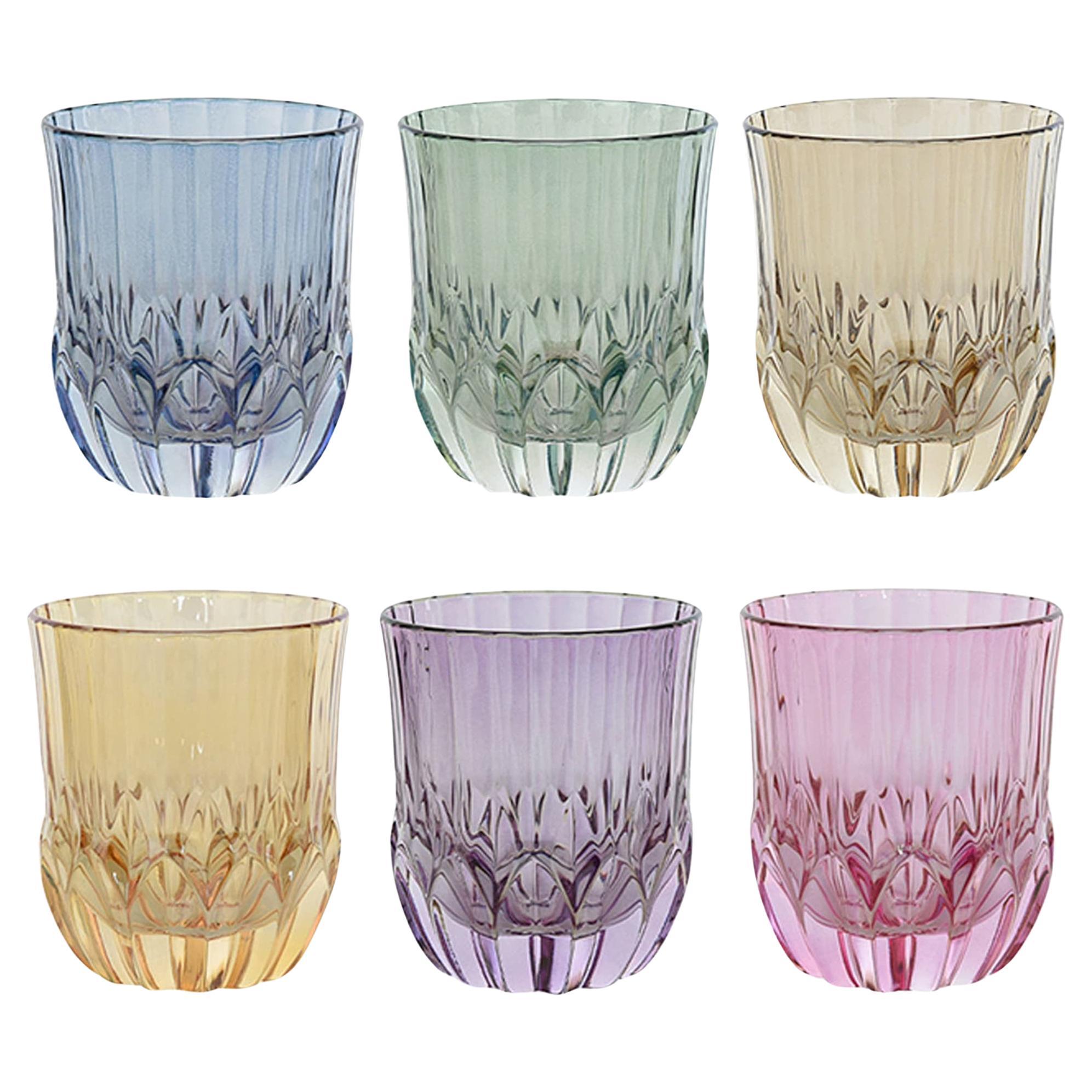 Ada 10 Set of 6 Water Glasses For Sale