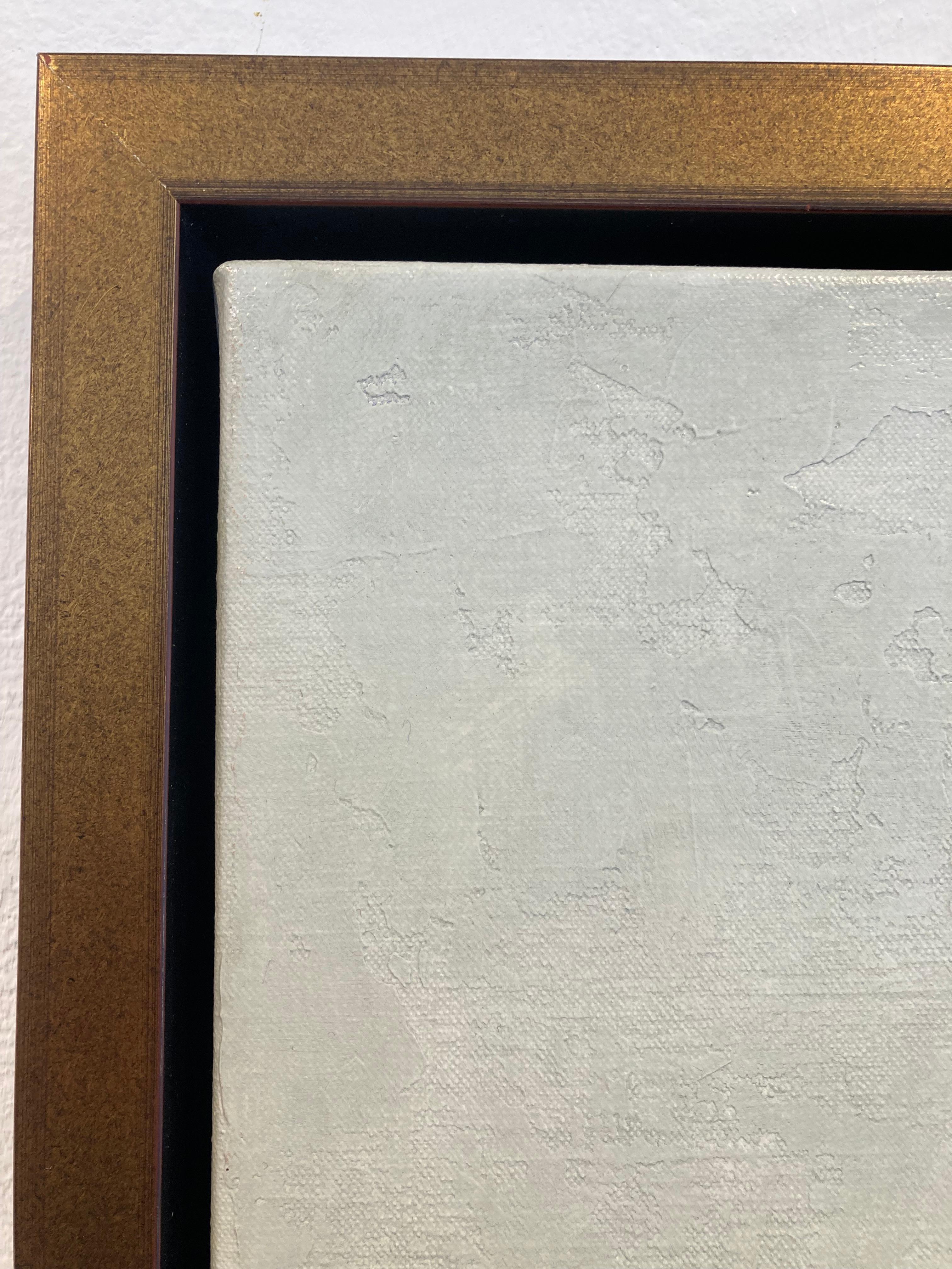Verwachting Aspettativa Albero della Signora Grassa Pittura ingenua Tela Primitiva In magazzino - Painting di Ada Breedveld