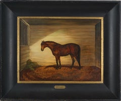 Vintage  "Seabiscuit"  Horse Portrait 1947 by Ada Kruse 