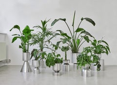 Ada Raw Large aluminum planter