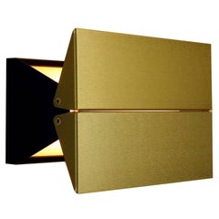 Outdoor Rated Ada Sconce 9 Black & Brass by Brendan Ravenhill