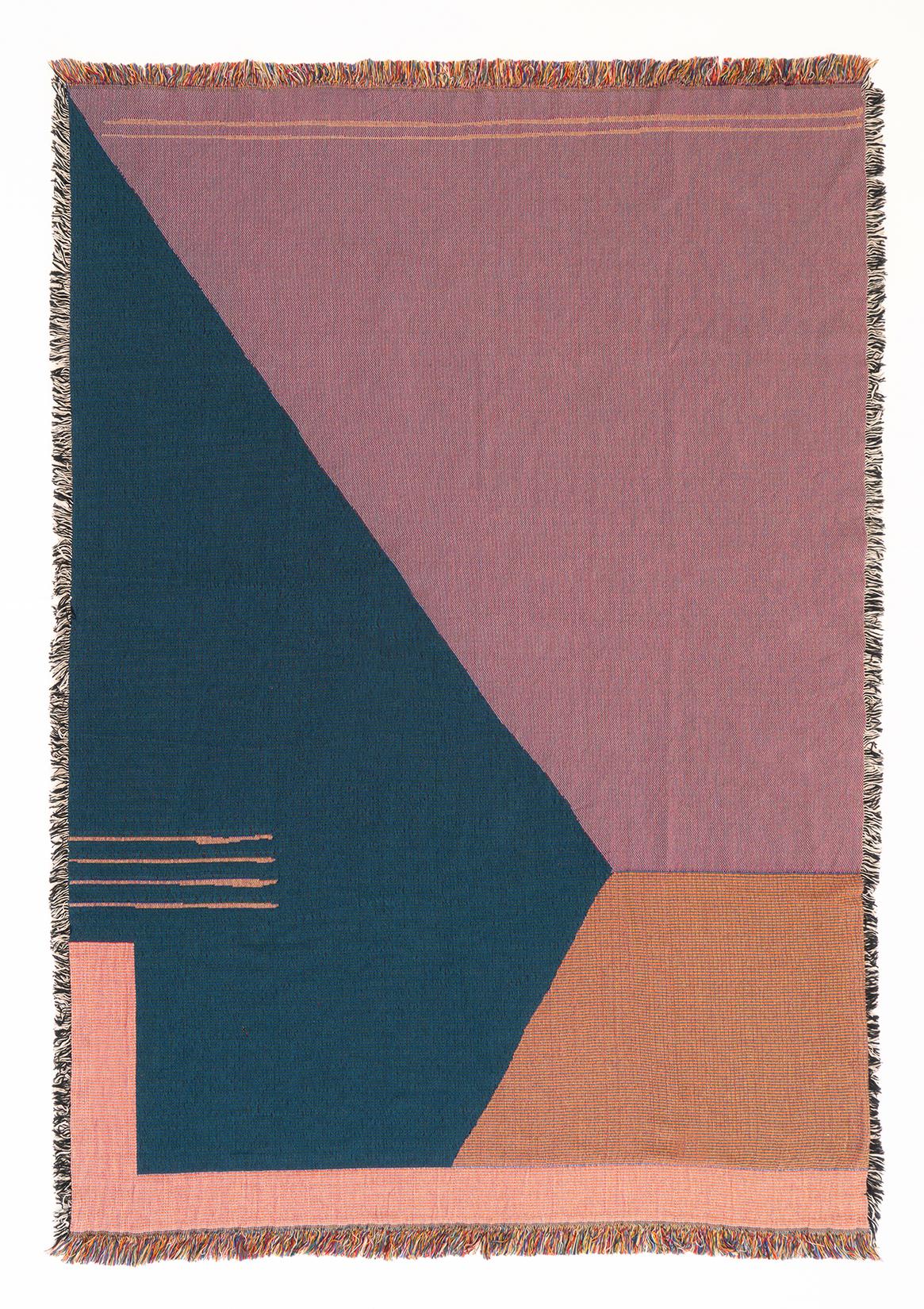 Ada woven throw is 100% cotton, jacquard woven with a reversible design. Cozy as a throw to wrap up in, and a beautiful art piece for the wall.
Designed in Chicago, woven in North Carolina.
Care: Machine wash on cool gentle cycle, tumble dry on