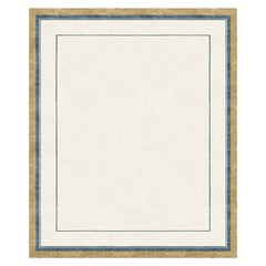 Adagio, Tappeto classico beige annodato a mano in misto lana e seta