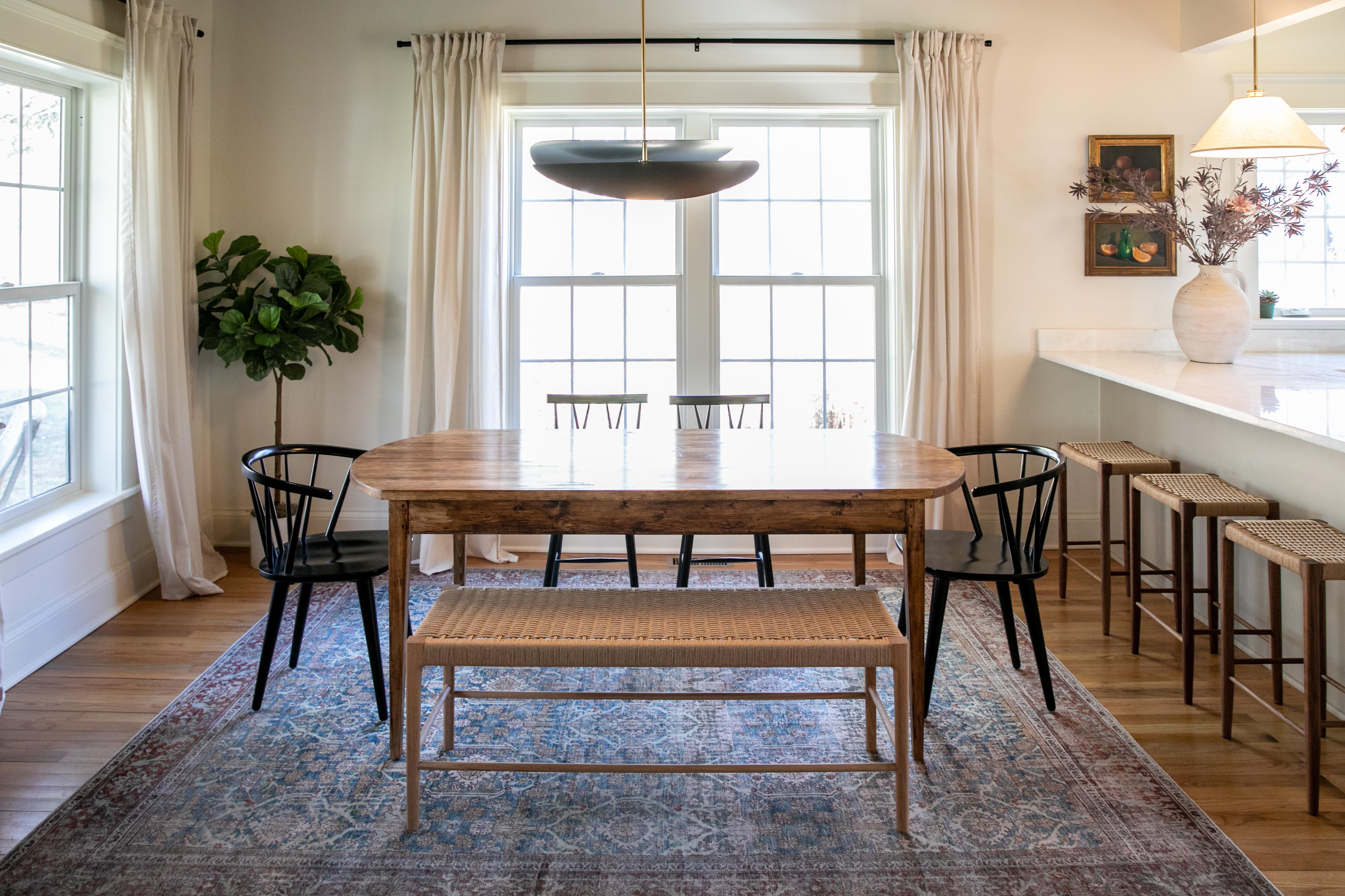 Adair Table, Refined English Rustic Dining Table in Spruce In New Condition In Chattanooga, TN