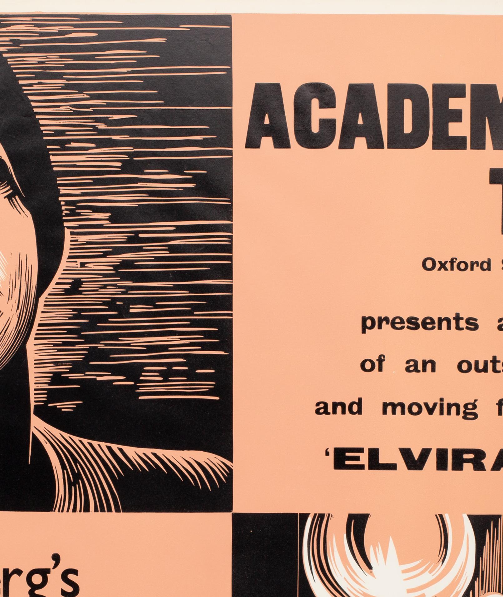 British Adalen '31 1970s Academy Cinema London UK Quad Film Poster, Strausfeld For Sale