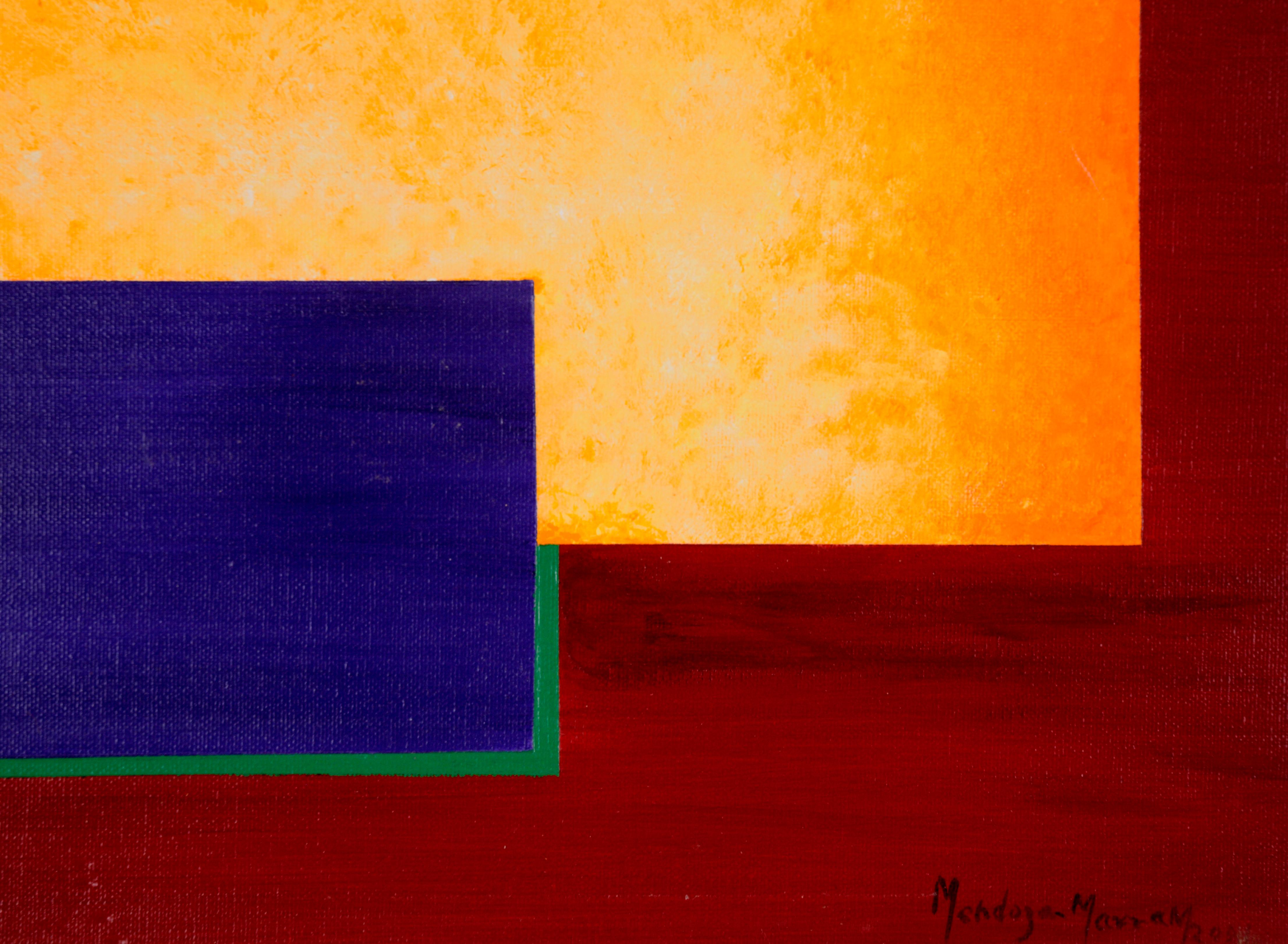 Composition abstraite rectangulaire d'Adalgiza 