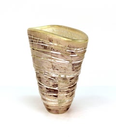 Adam Aaronson Glass Vase for 'The Handmade Glass Co.' British Studio