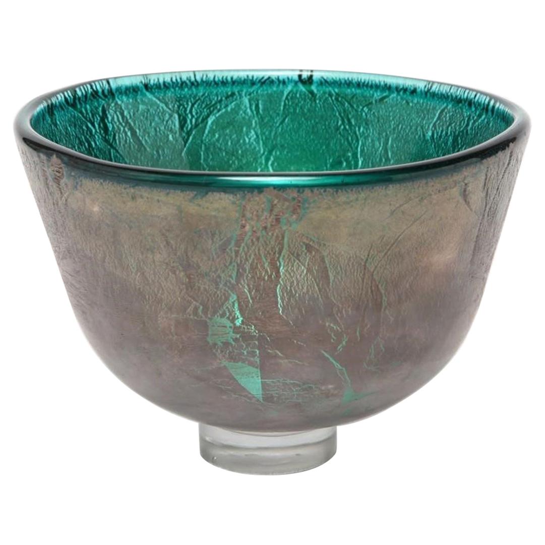Adam Aaronson Modern English Art Glass Bowl at 1stDibs