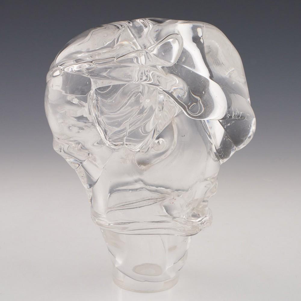 British Adam Aaronson Studio Glass Sculpture 1979 For Sale