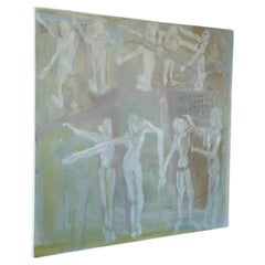 "Adam and Eves" Contemporary Abstract Expressionist Oil Painting