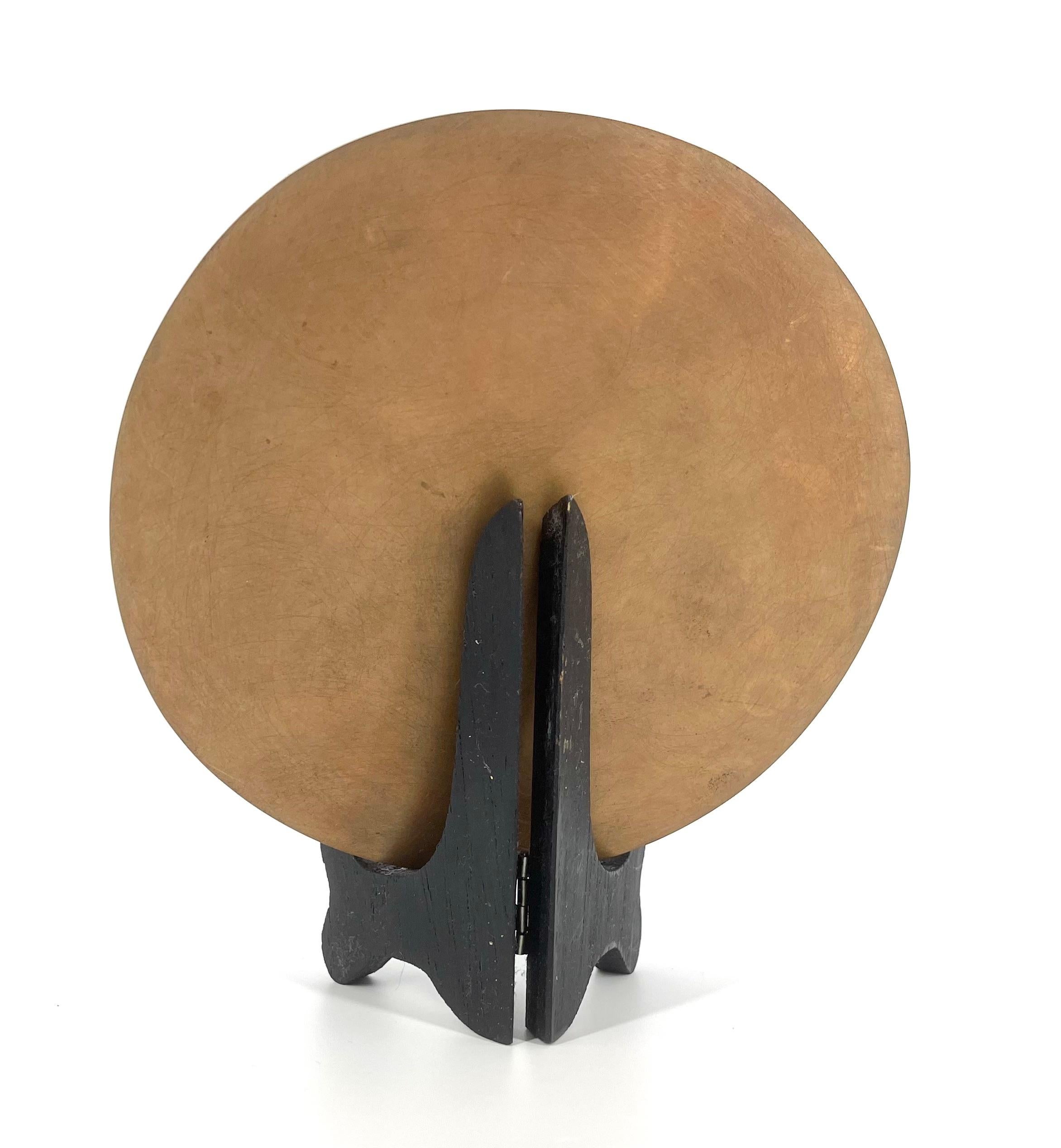 Modern Adam and Eve's Eden Bronze Plaque by Hungarian Artist Lajos Cseri, 1970