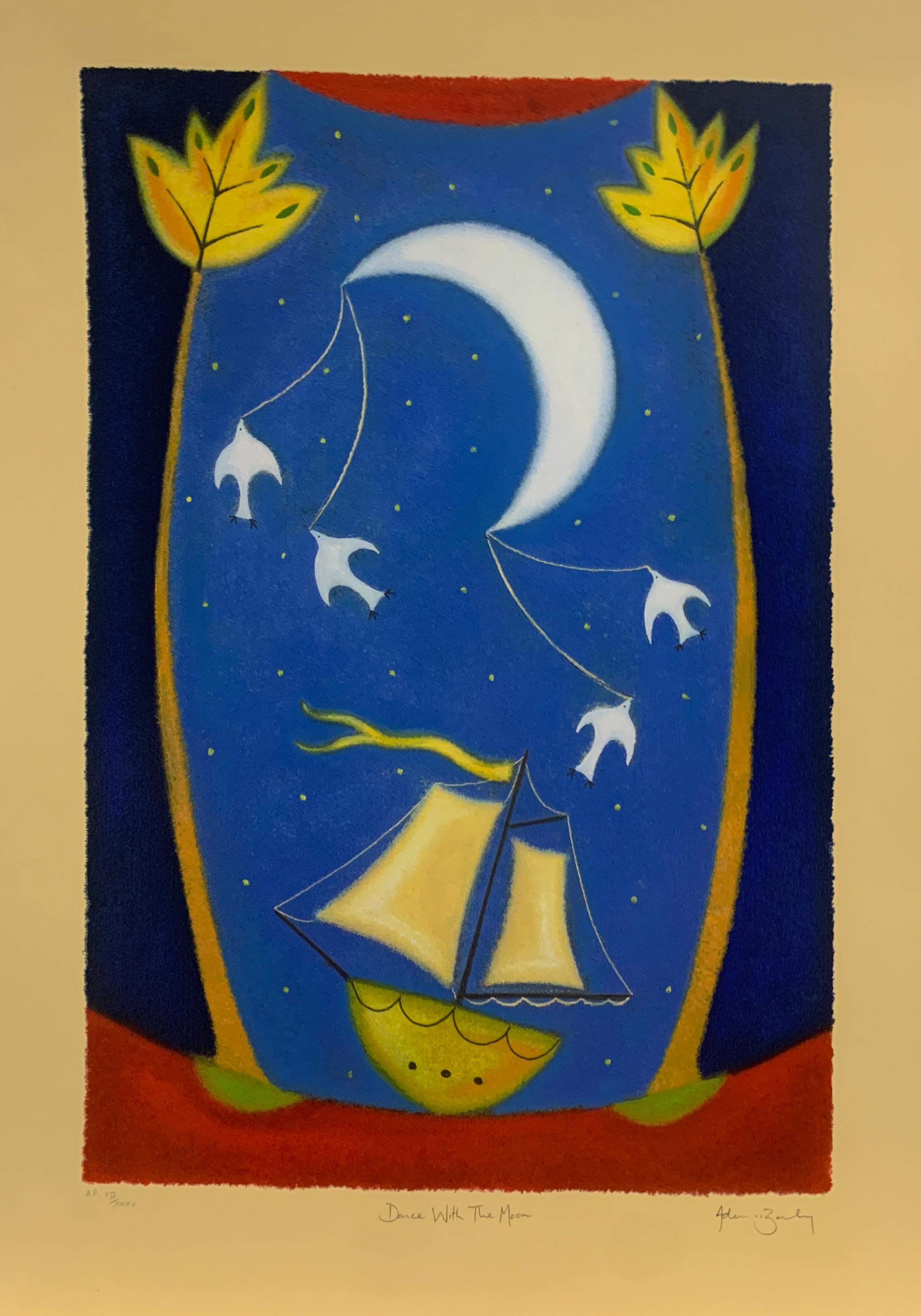 Adam Barsby Print - Dance With the Moon