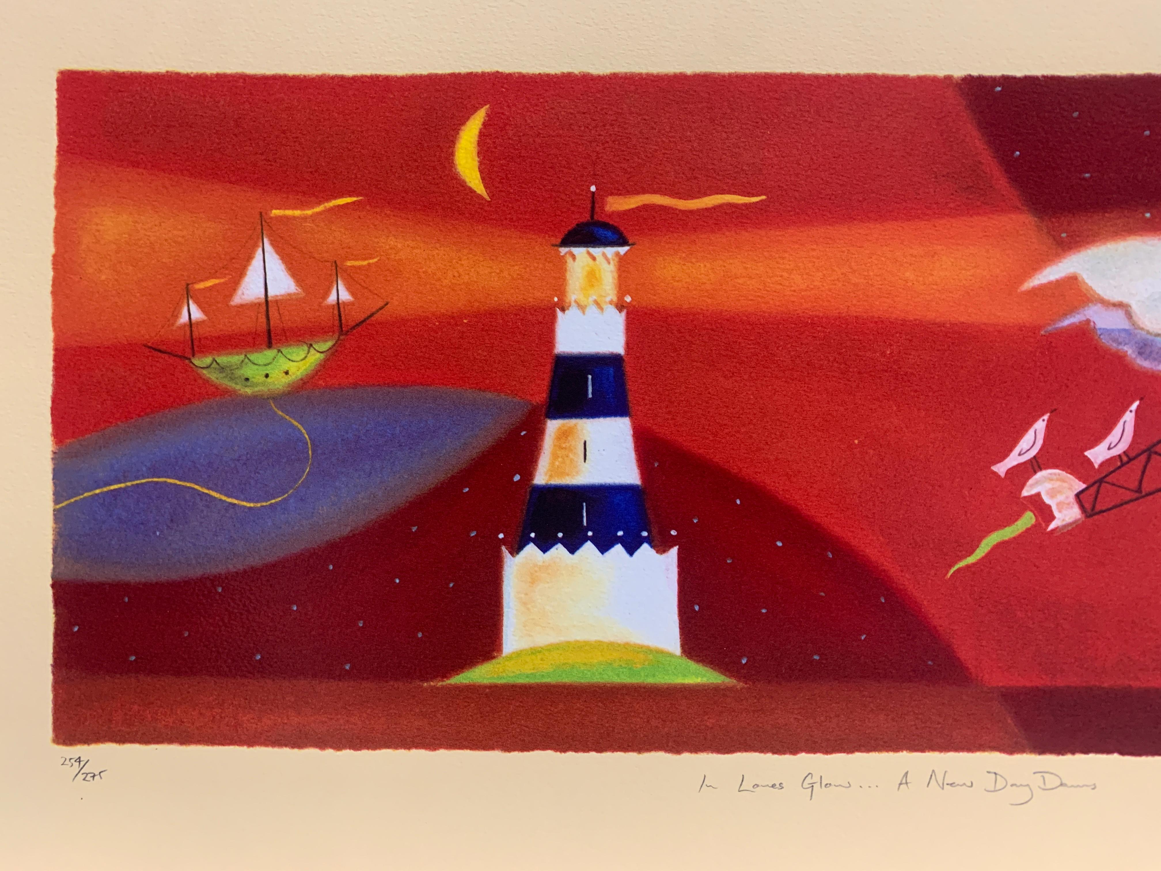 In Loves Glow... A New Day Dawns - Print by Adam Barsby