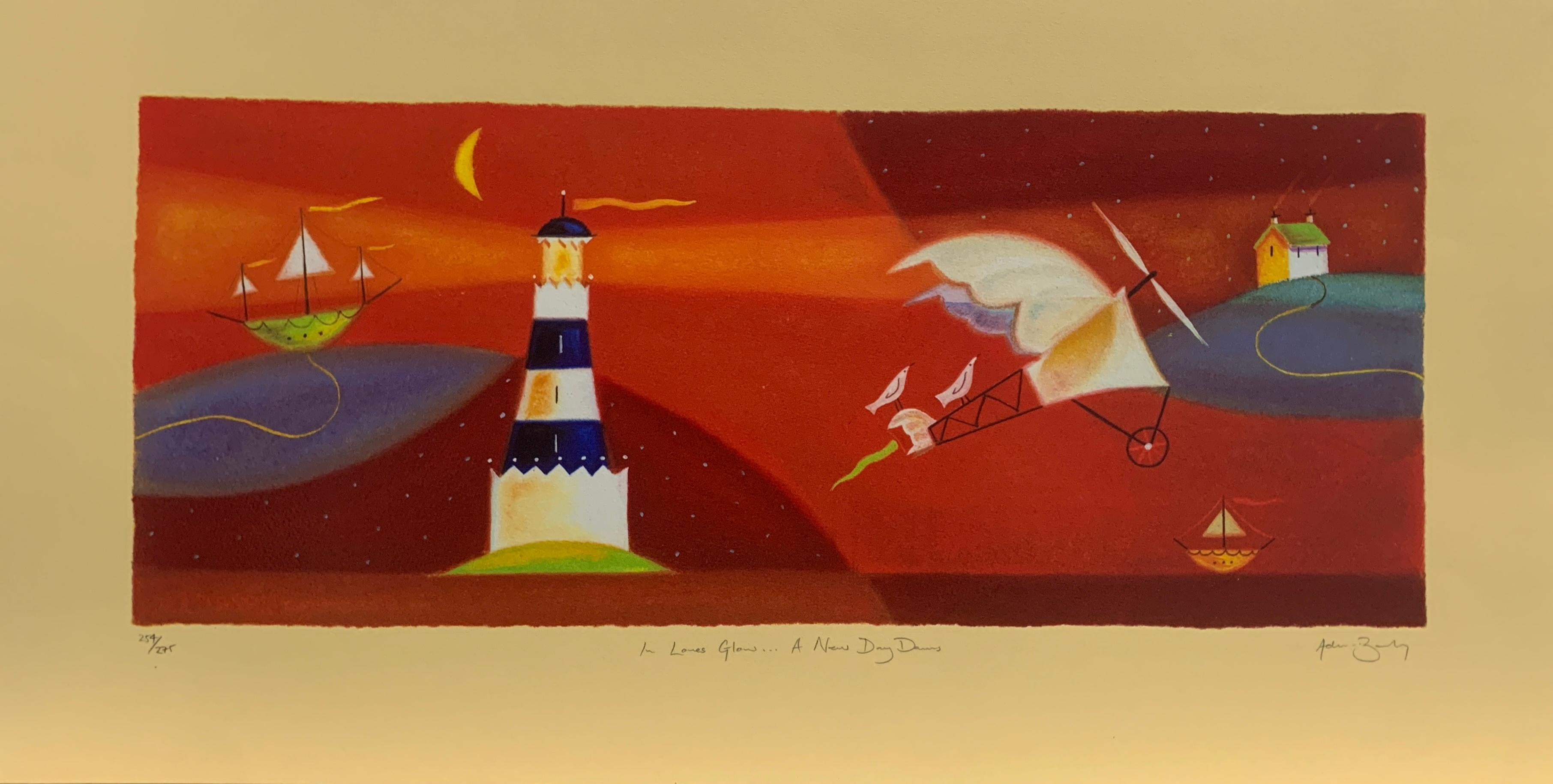 Adam Barsby Print - In Loves Glow... A New Day Dawns