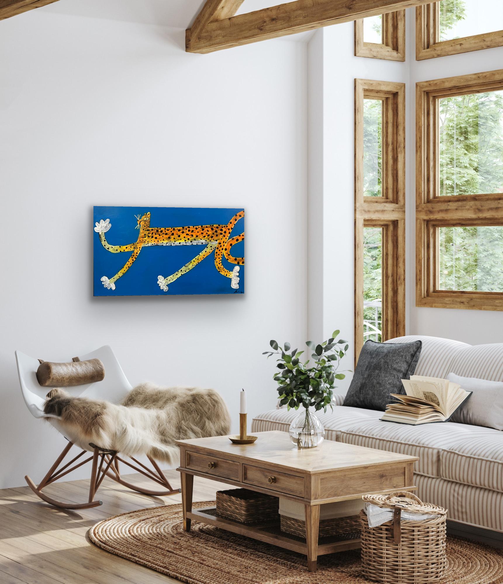 Bon Voyage, pintura original, contemporáneo, abstracto en venta 5