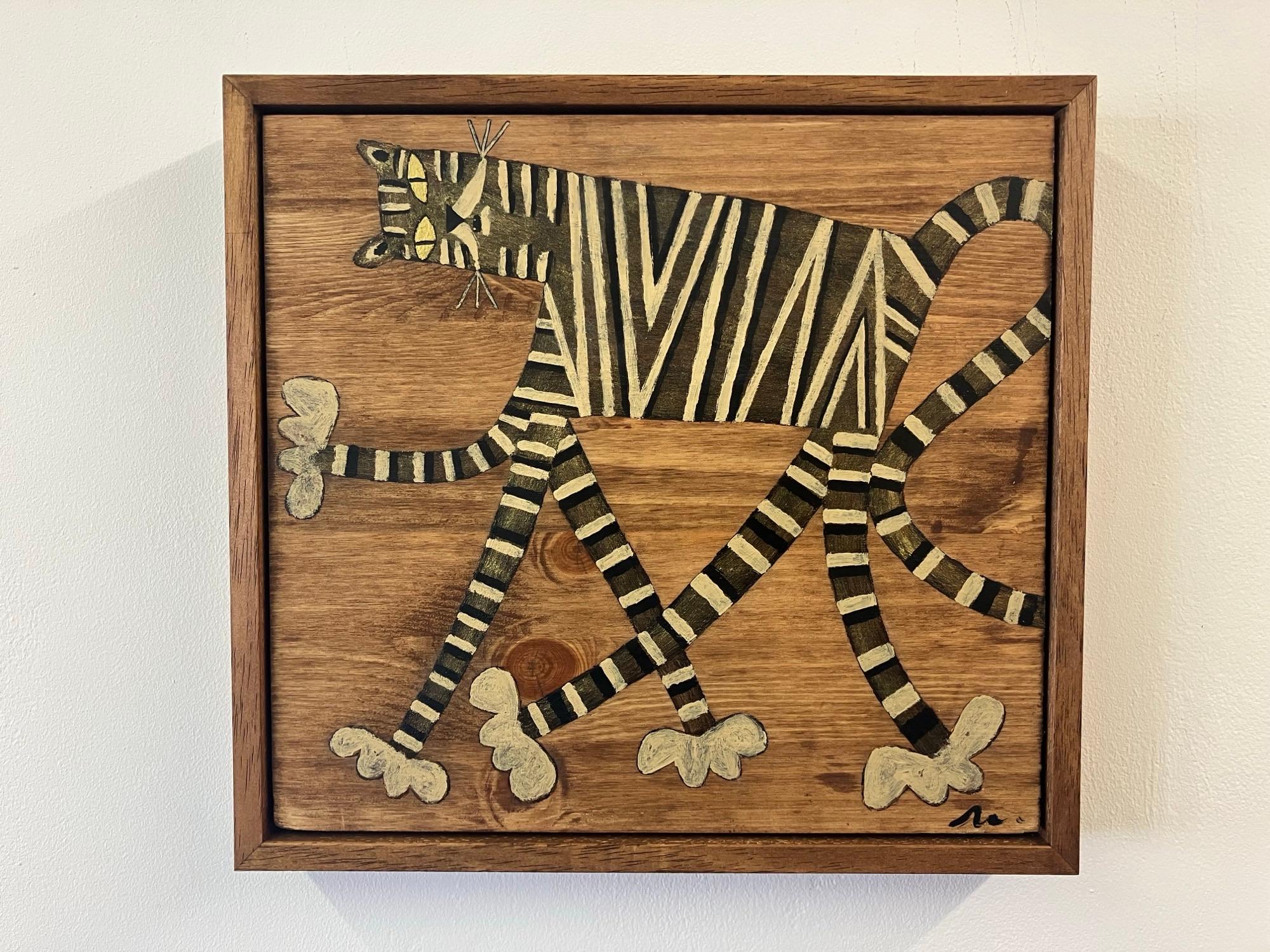 Brilliant Stars - Animal Painting Marrón de Adam Bartlett