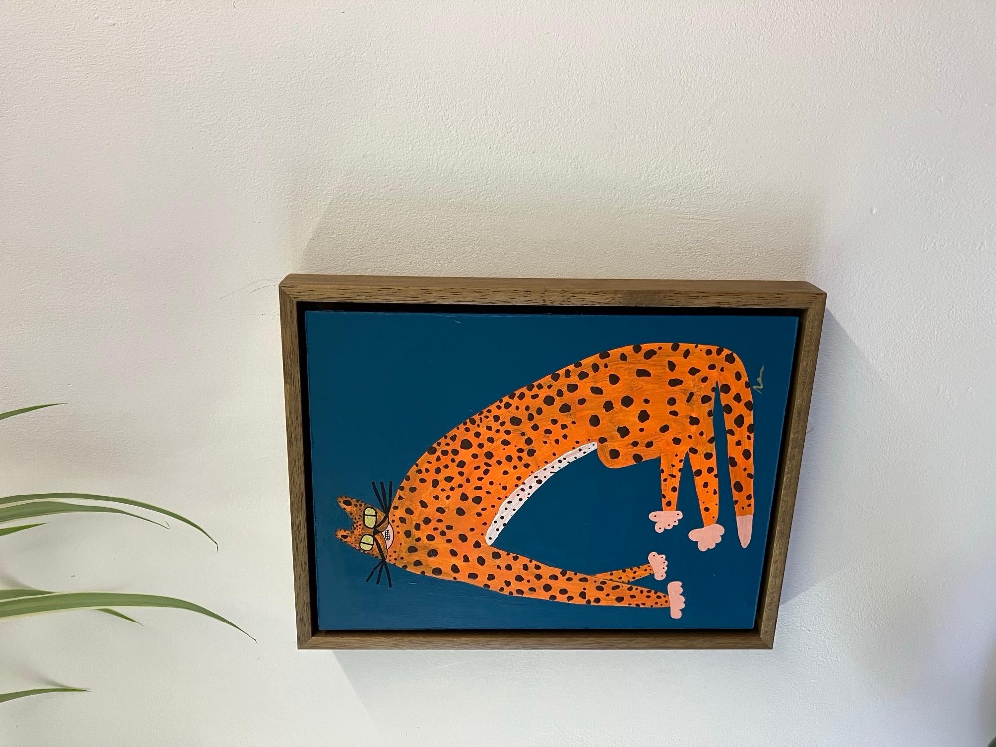 Ornamental Cheetah III & Eternal Wonder III, Set of 2, Original painting For Sale 9