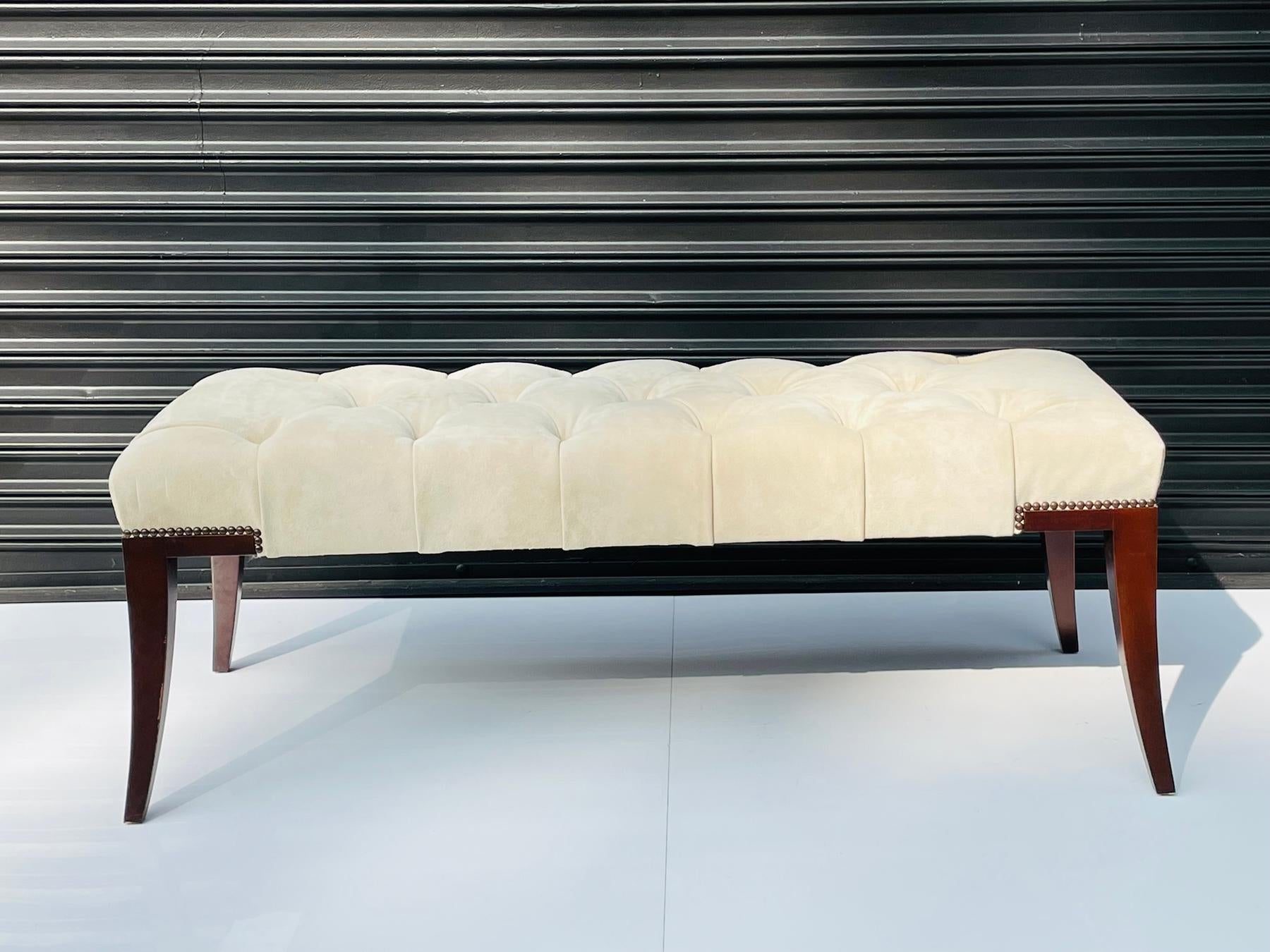 Modern Adam Bench by Thomas Pheasant for Baker