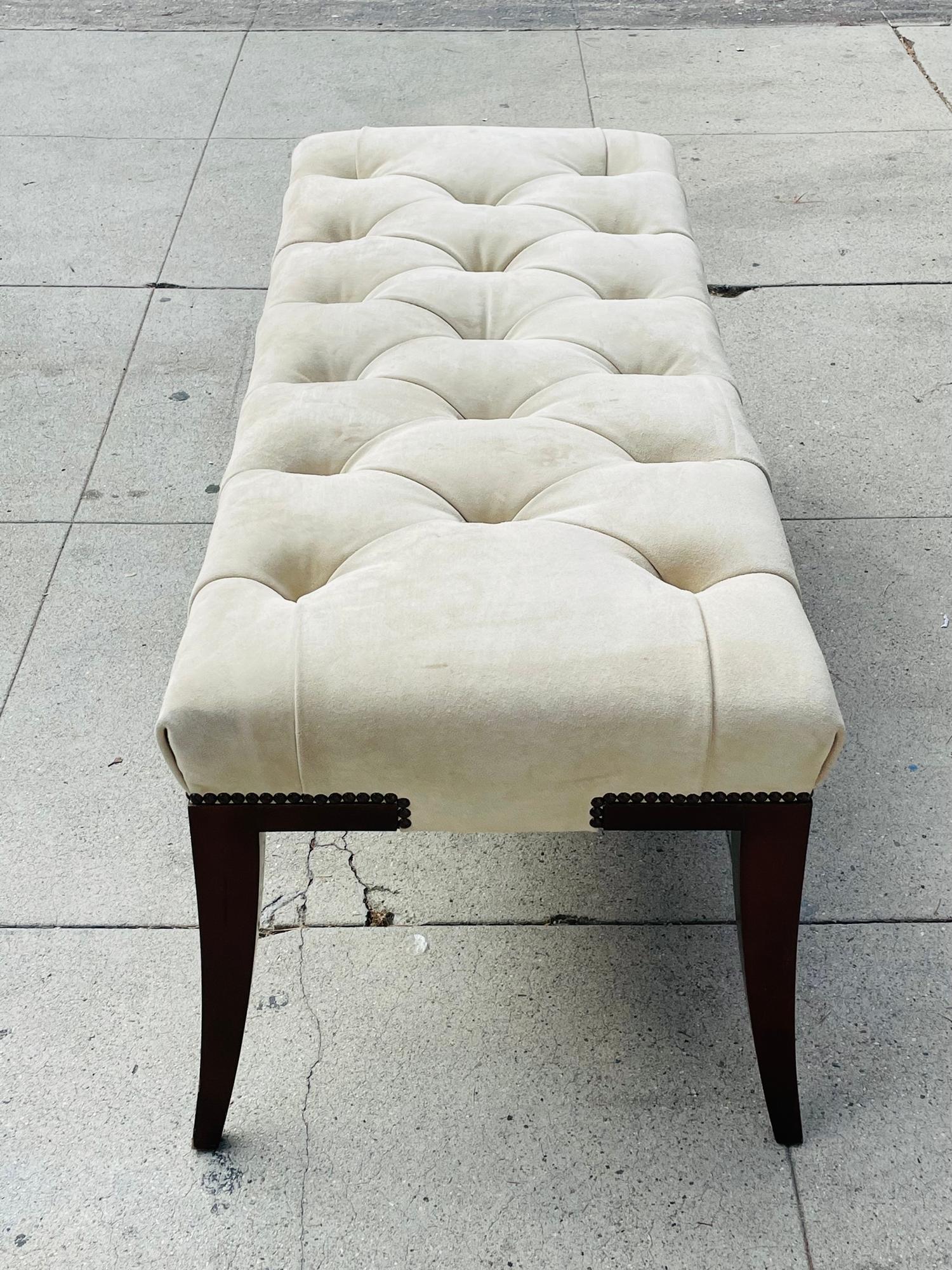 American Adam Bench by Thomas Pheasant for Baker
