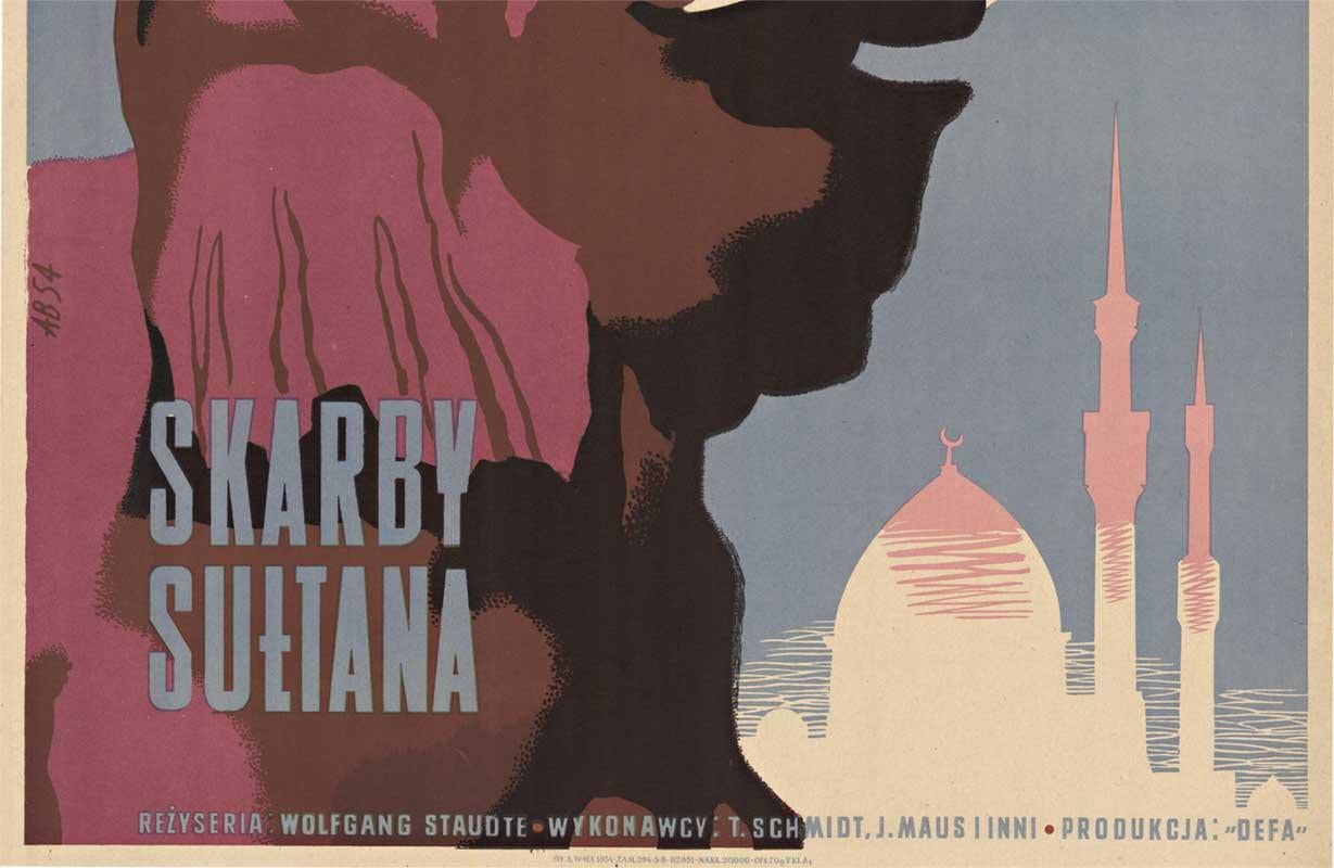 Original Skarby Sultana a.k.a. The Story of Little Muck vintage poster - Print by Adam Bowbelski