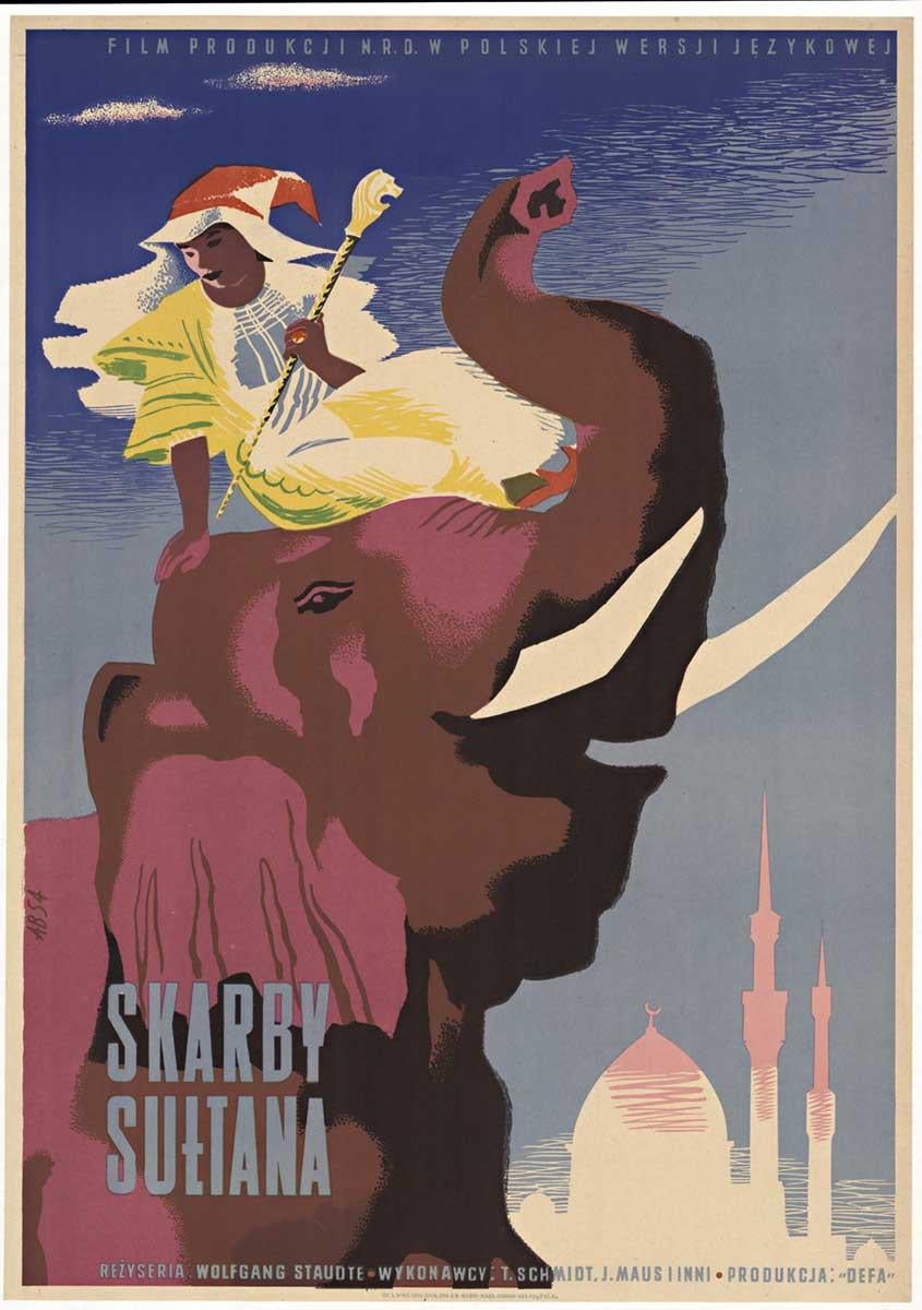 Original Skarby Sultana a.k.a. The Story of Little Muck vintage poster