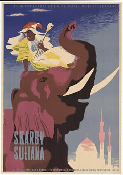 Original Skarby Sultana a.k.a. The Story of Little Muck vintage poster