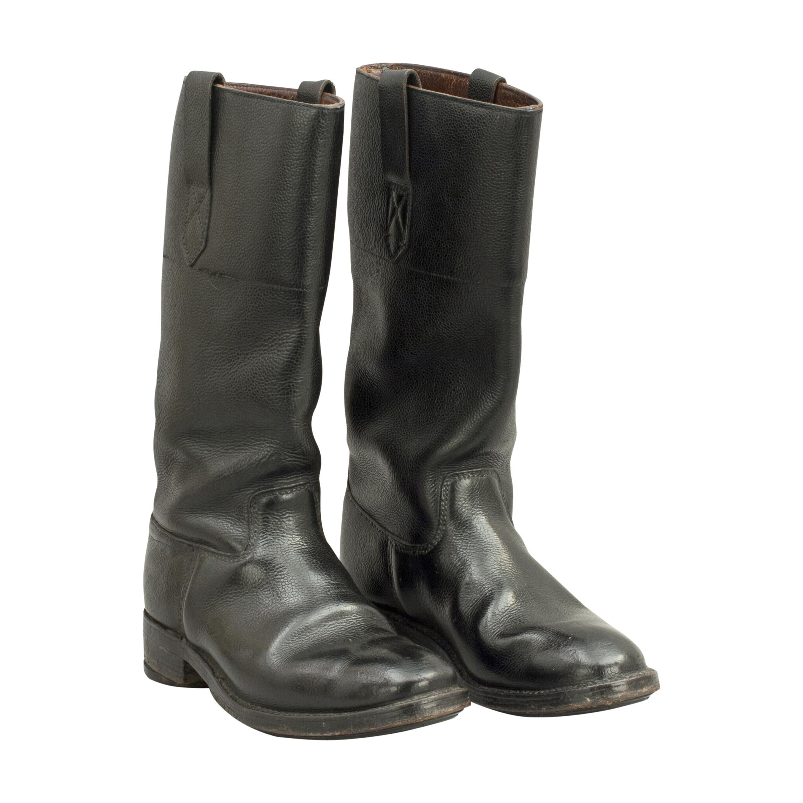 Adam Bros. Ltd. Leather Motorcycle Boots