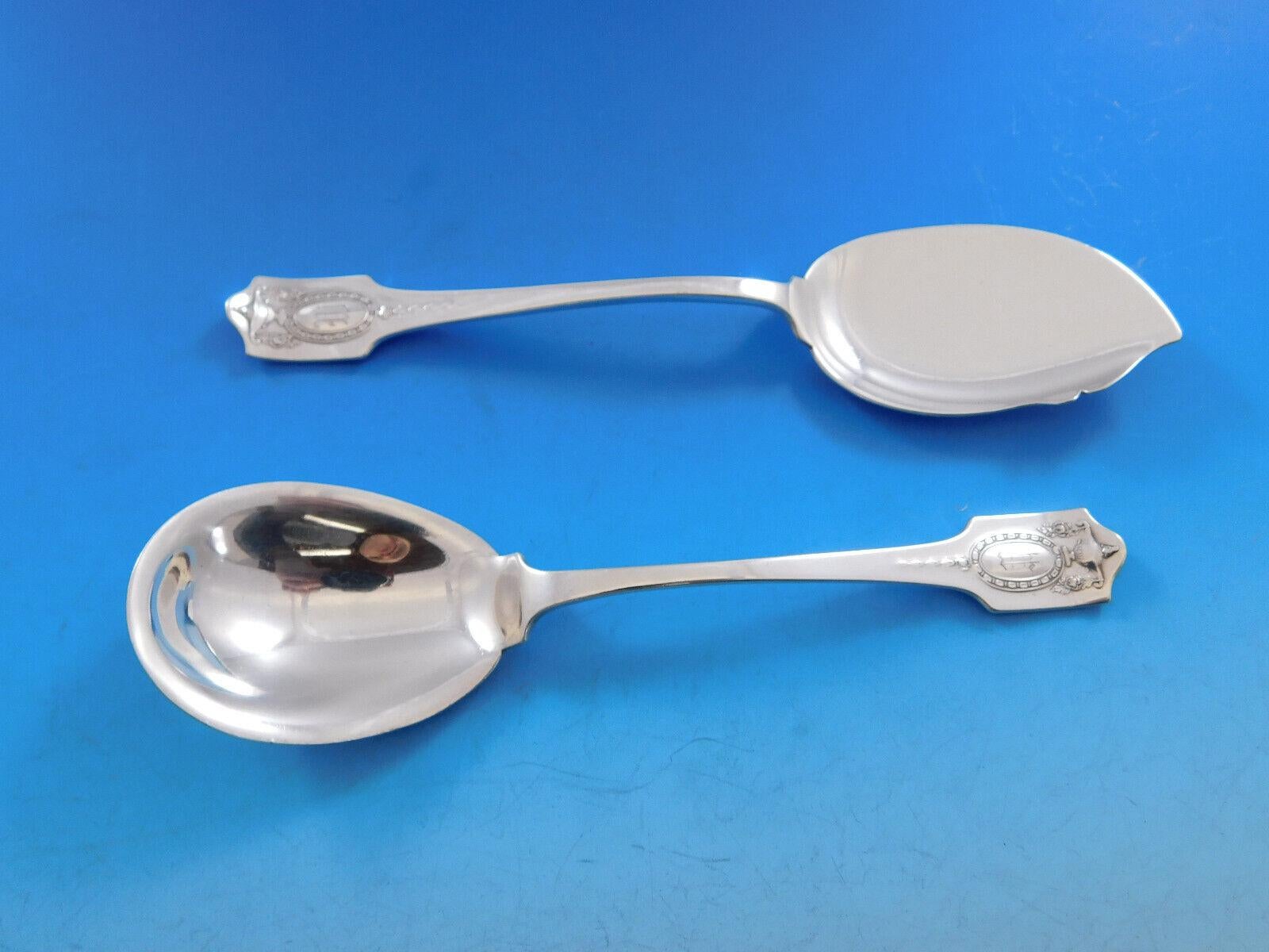 Winchester By Shreve Sterling Silver Olive Spoon Ideal 5 3/8" Custom Made 