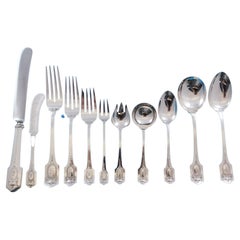 Adam by Shreve Sterling Silver Flatware Set for 12 Service 156 Pieces Dinner