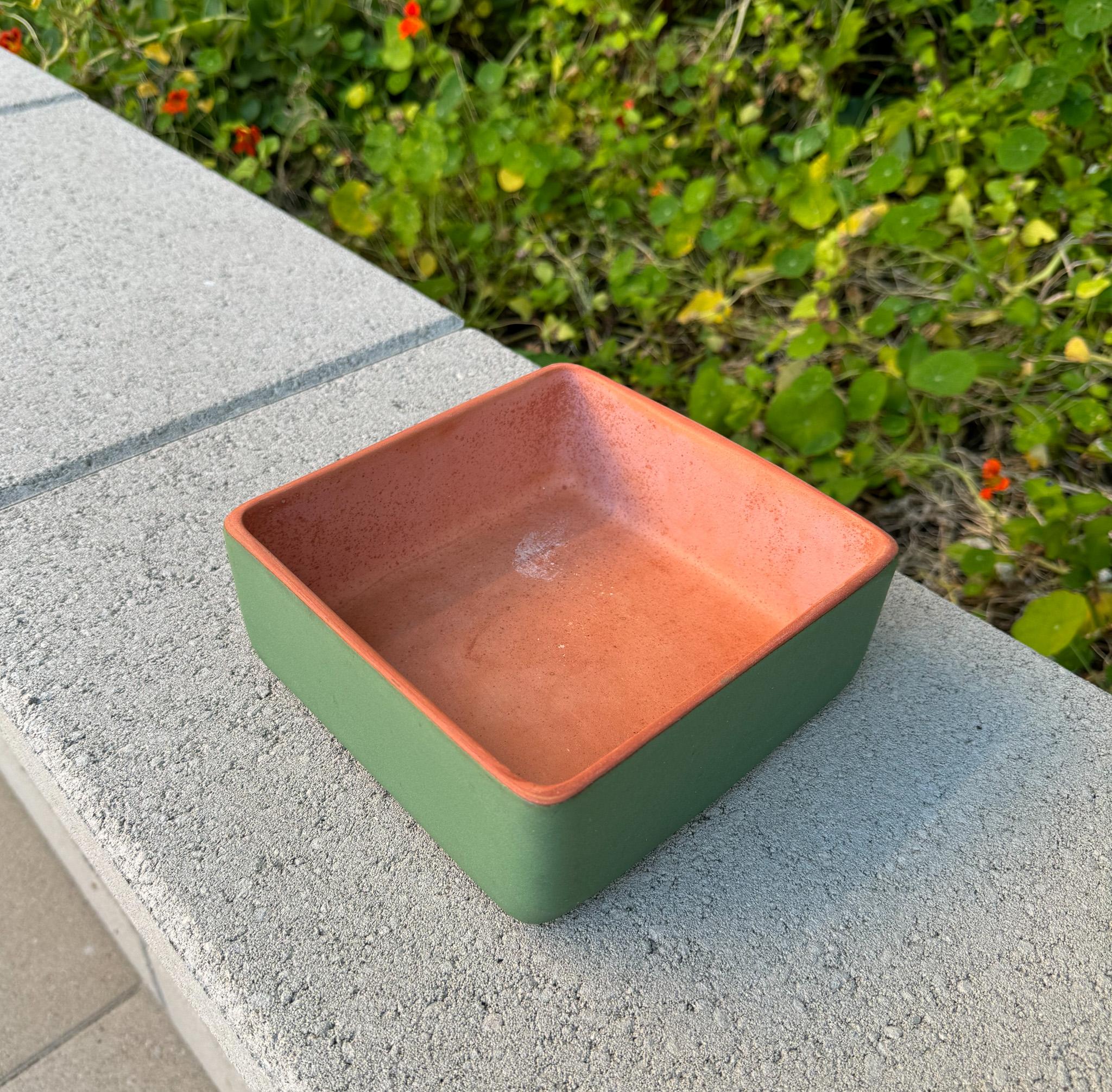 Jardinière en terre cuite verte Adam Ceramics, États-Unis, années 1960 en vente 6