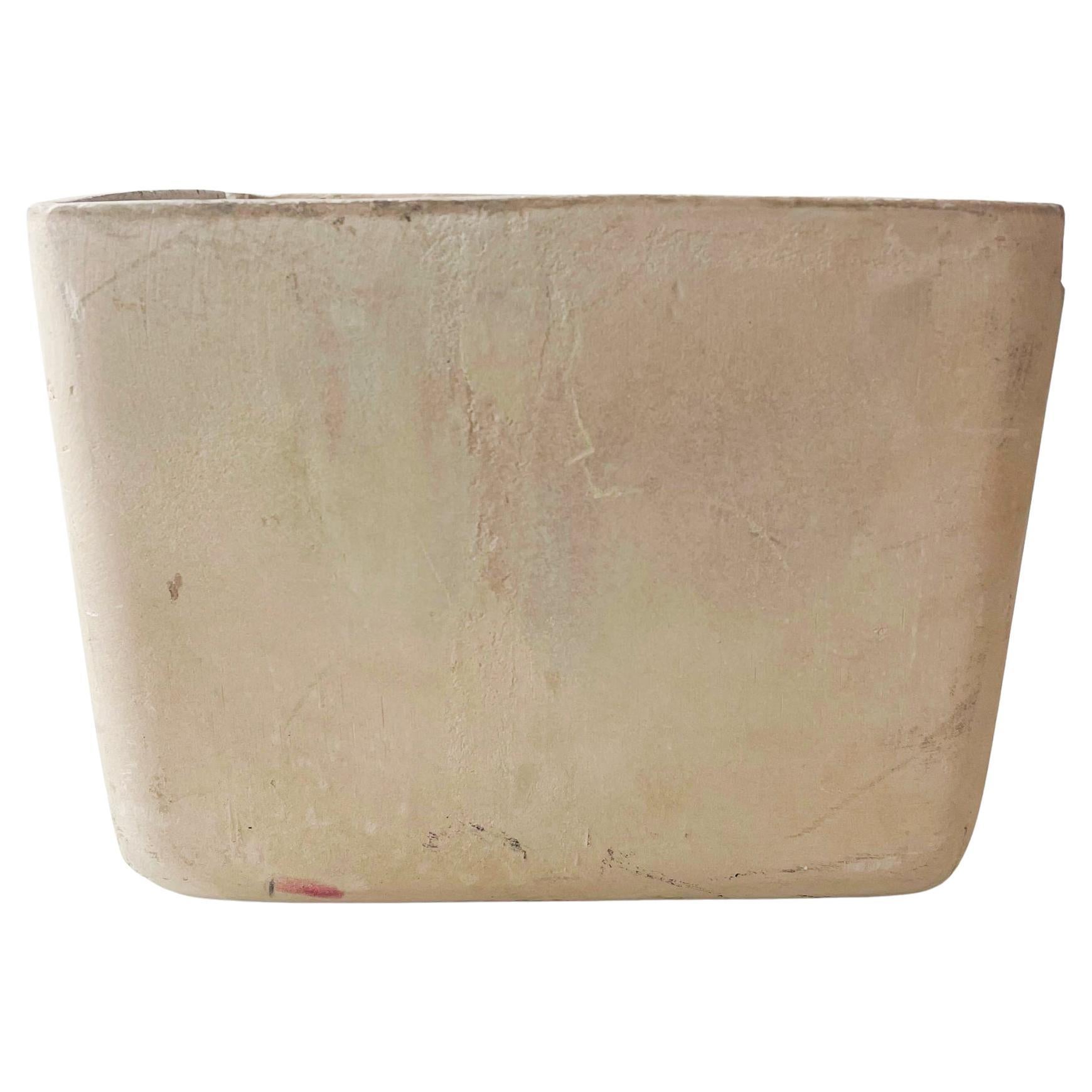 Adam Ceramics Square Bisque Planter Style John Follis Architectural Pottery 1960 For Sale