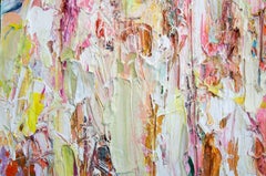 Changing Seasons - bright, impasto, abstract expressionist, acrylic on canvas