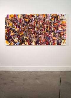 Constant Craving - vibrant, impasto, abstract expressionist, acrylic on canvas