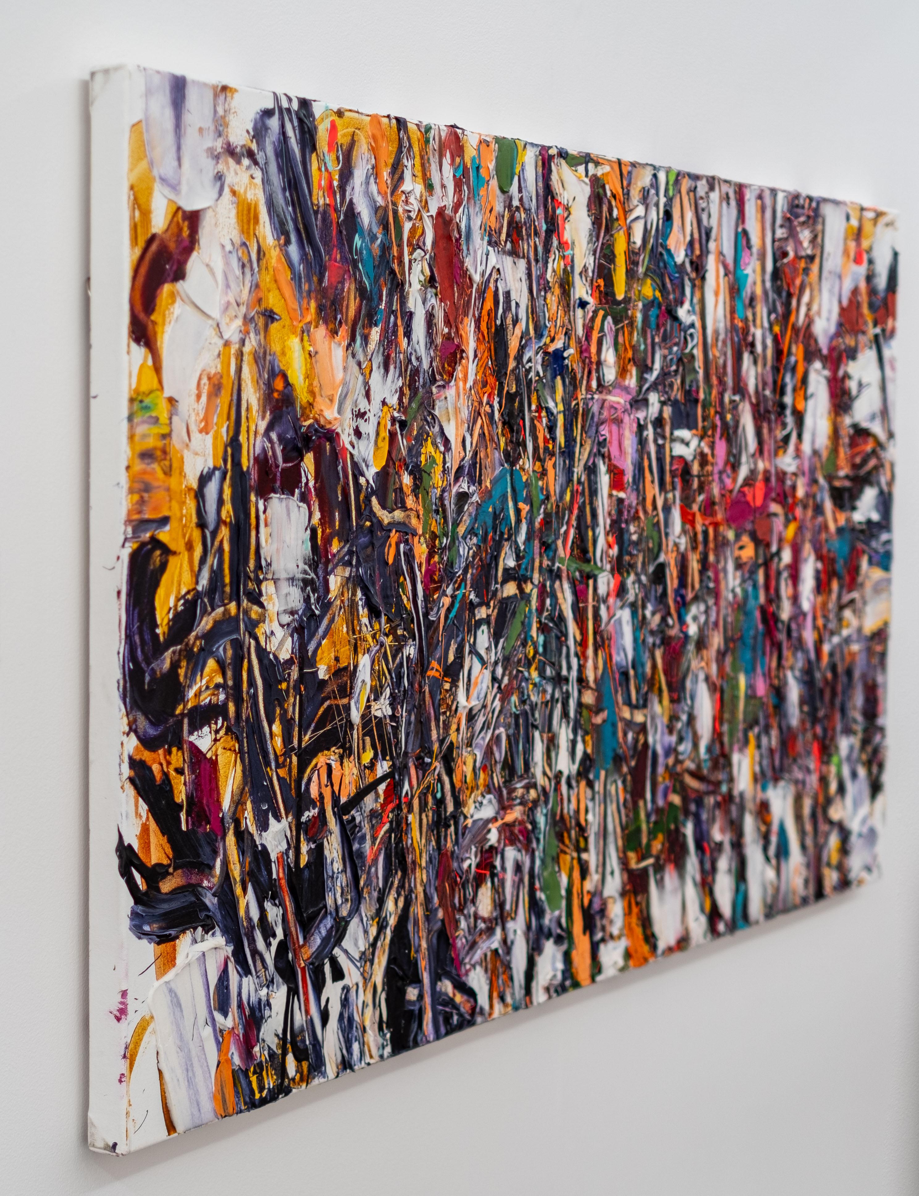Morning Light - acrilico colorato, impasto, espressionismo astratto su tela - Painting Contemporaneo di Adam Cohen